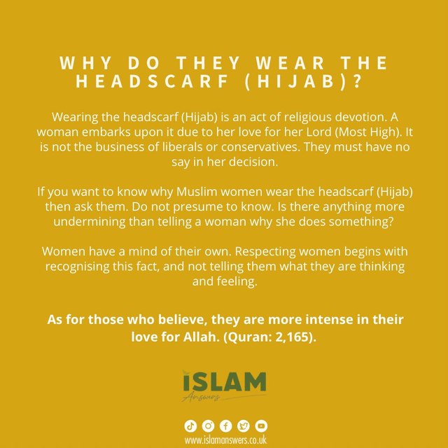 Why do they wear the Hijab? r/Hijabis