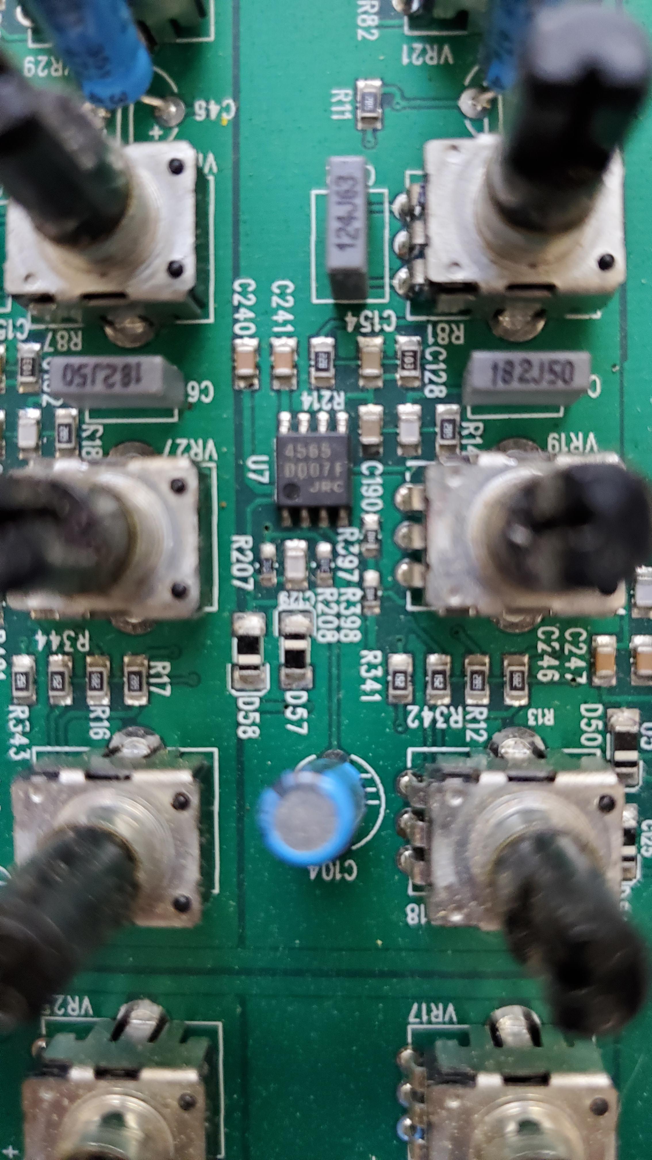 Fried my powered desktop mixer. Are these 4565 op amps good for any