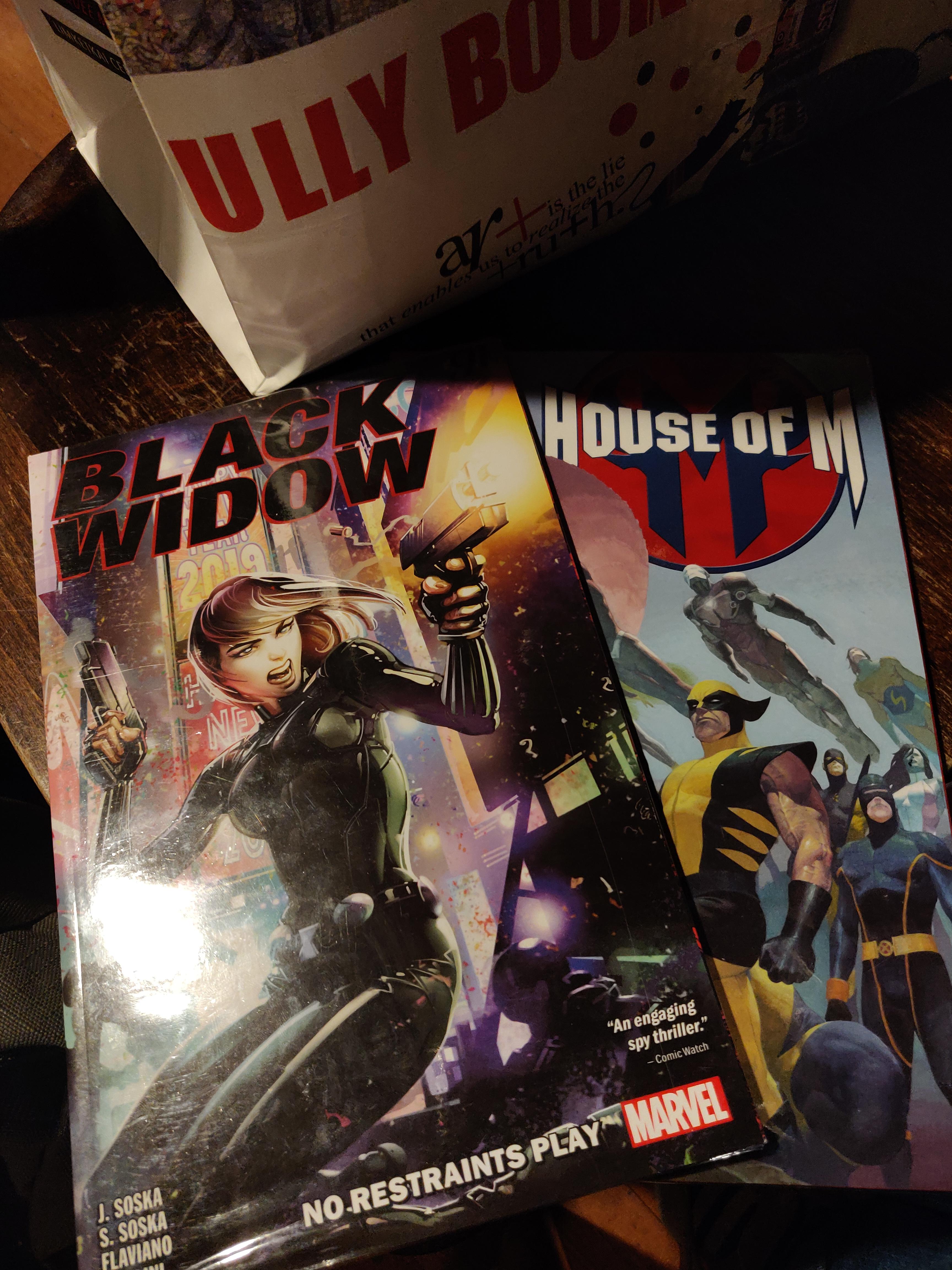 Just finished reading Black Widow No Restraints Play. I love it! I'm kind of a newbie in comics