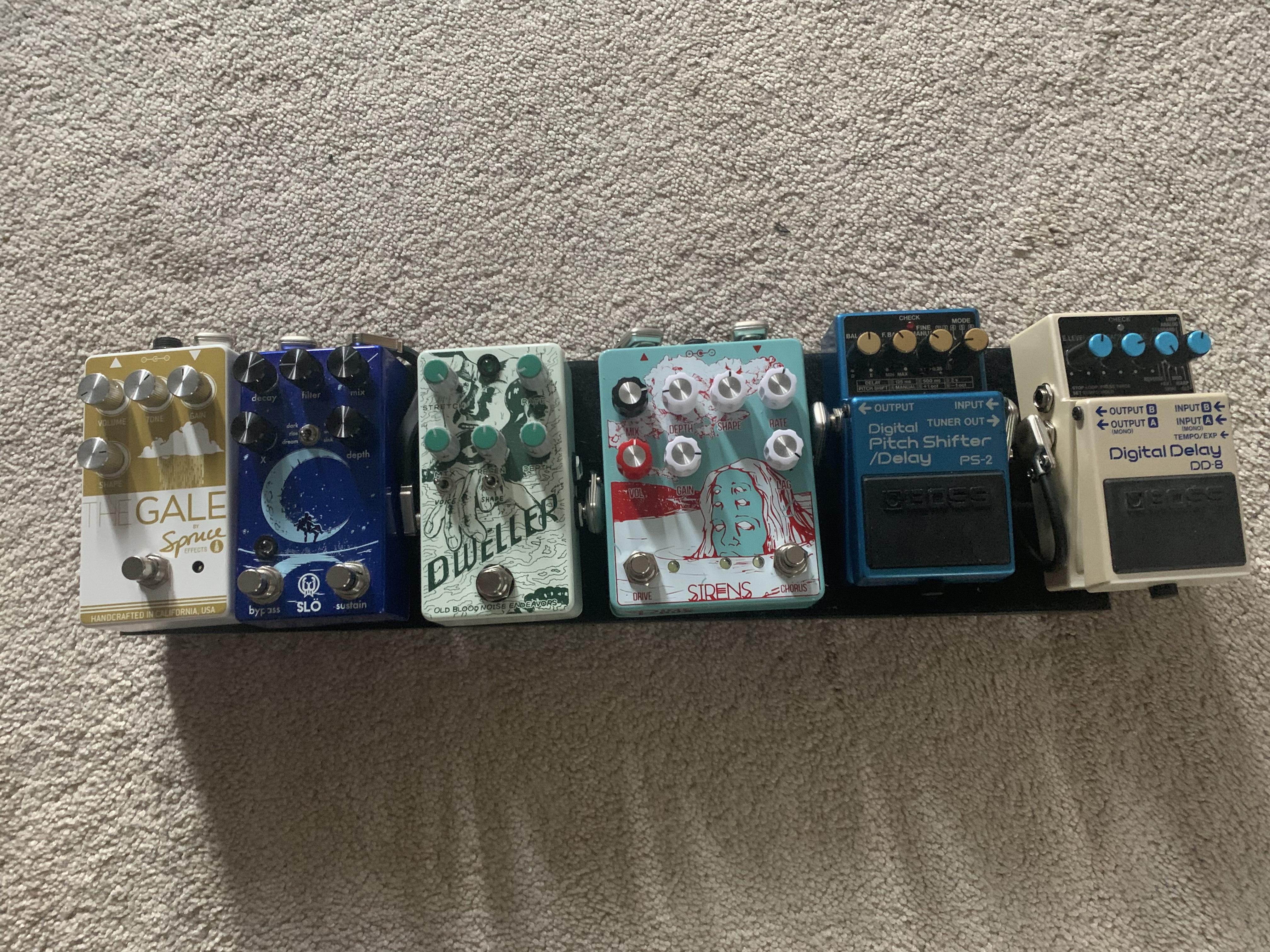A Downsized Shoegaze Setup r/guitarpedals
