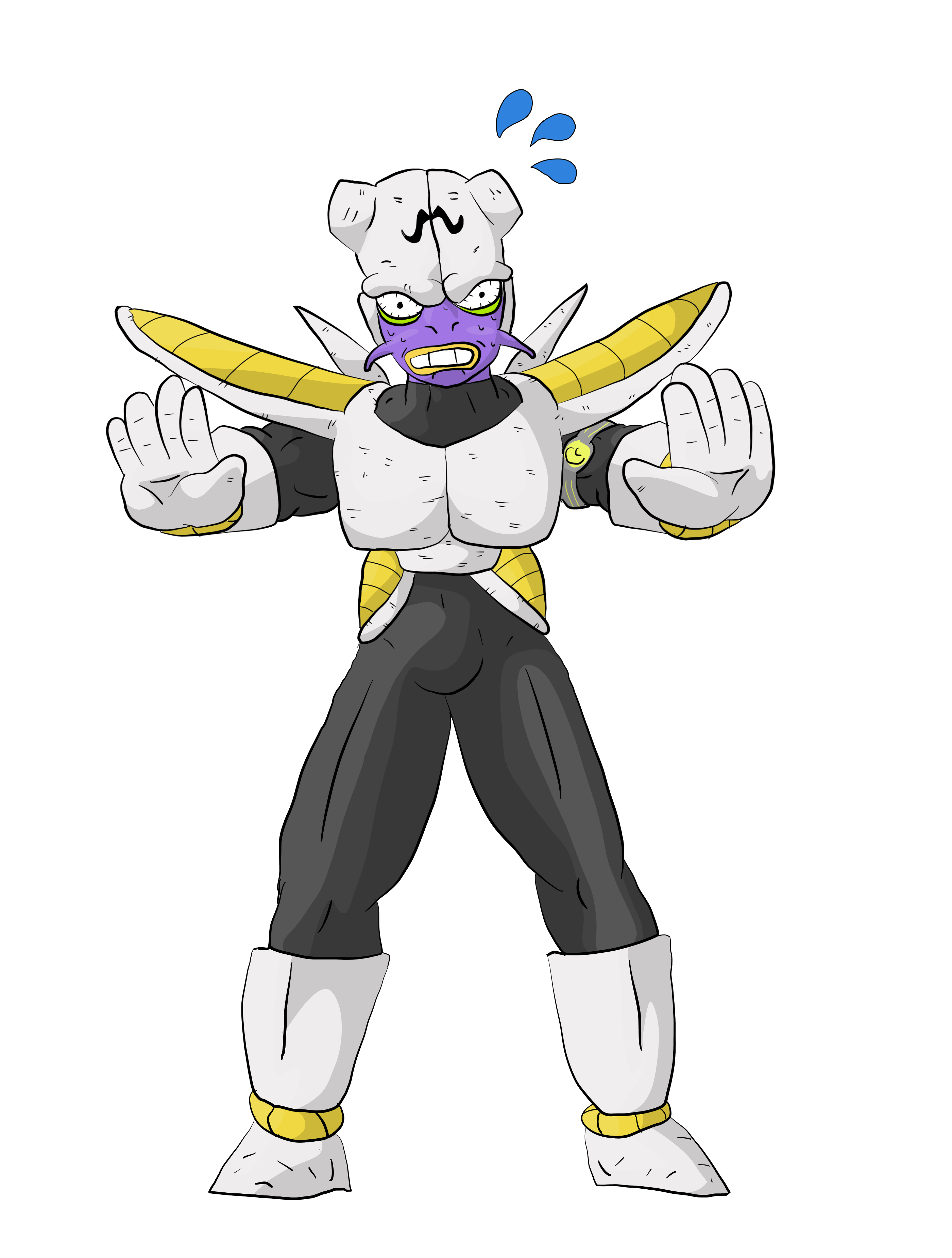 [OC] Cui Cui, Vegeta's punching bag! r/dbz