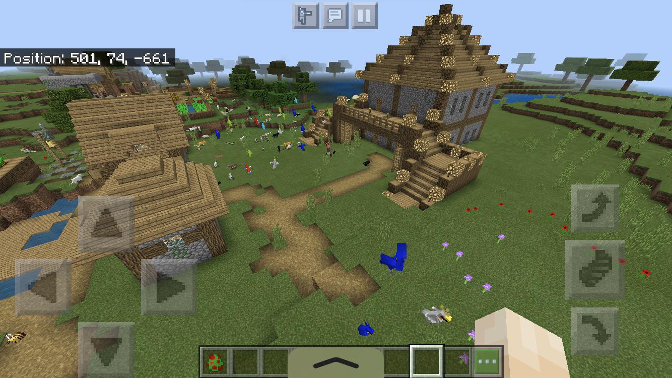 Having a lot of fun with parrot spawn eggs. r/Minecraft