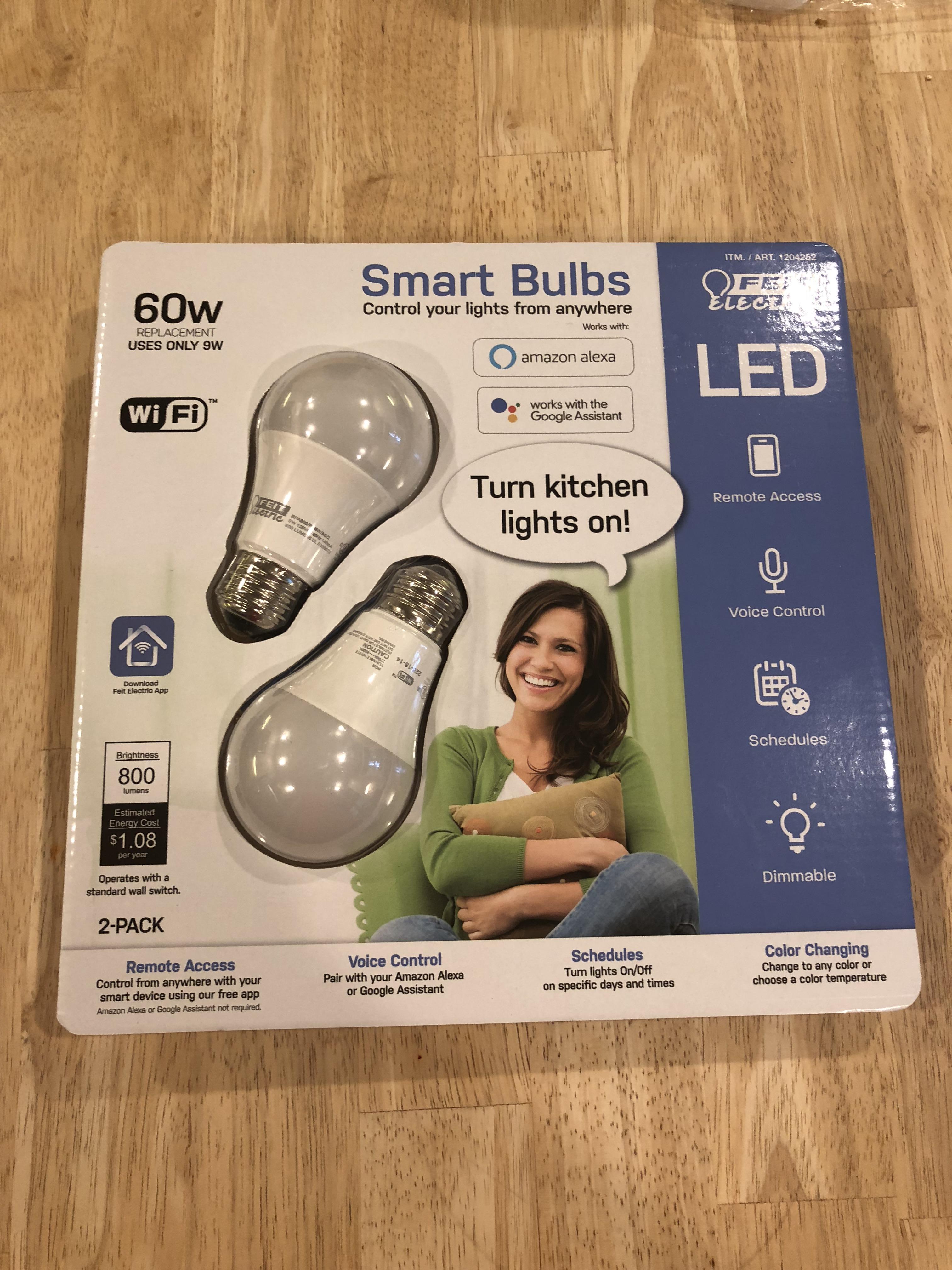 29 for 2 color bulbs at Costco r/googlehome