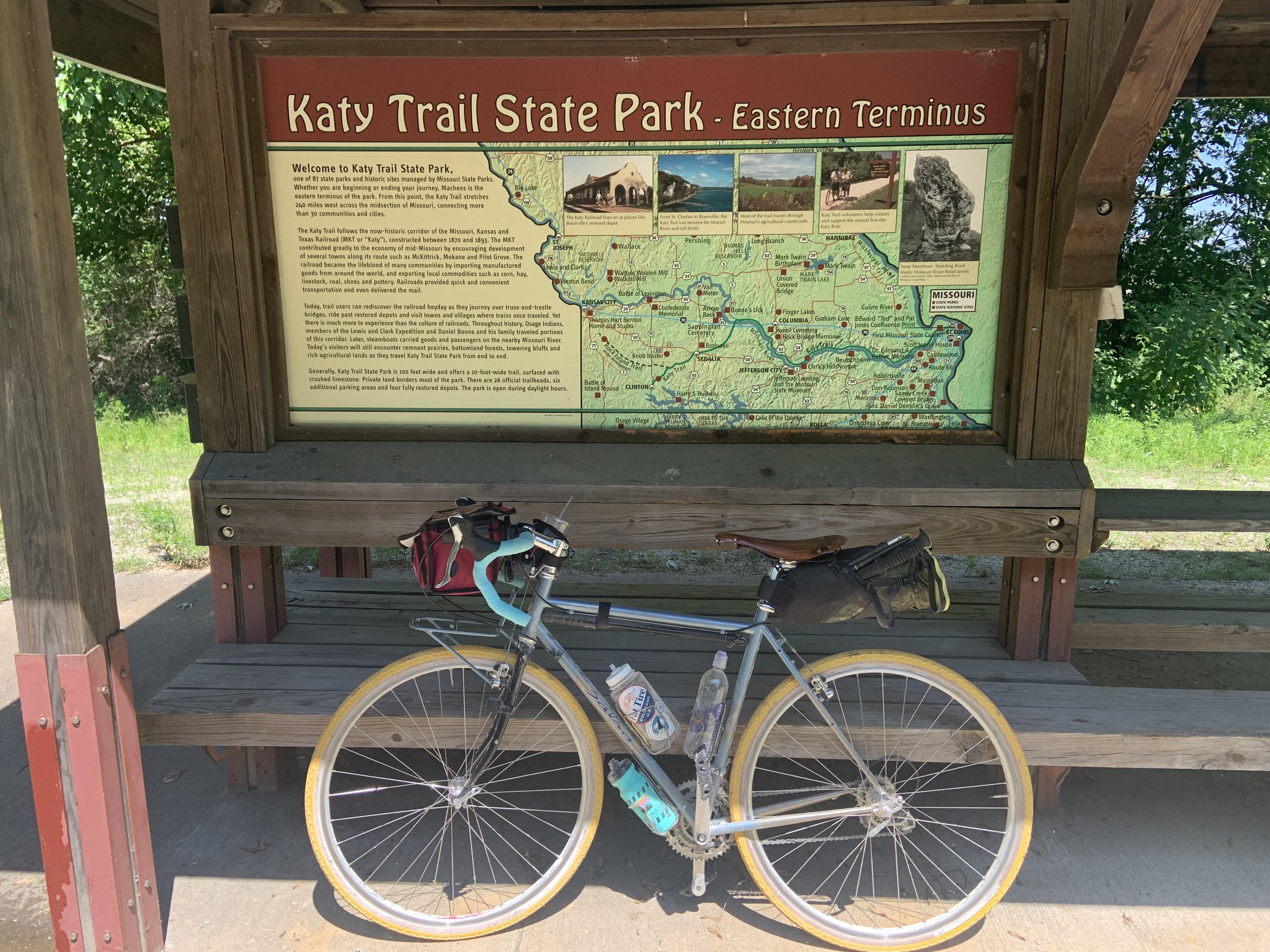 Today I completed The Katy Trail! r/bikepacking