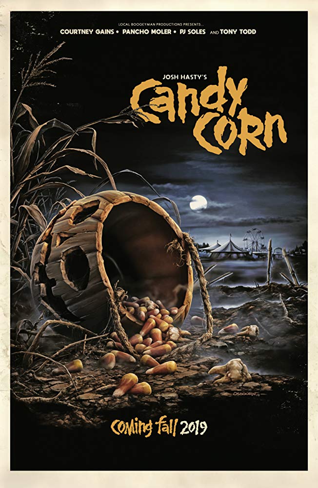 First Poster for HorrorThriller 'Candy Corn' Starring Tony Dodd A group of boys harasses a