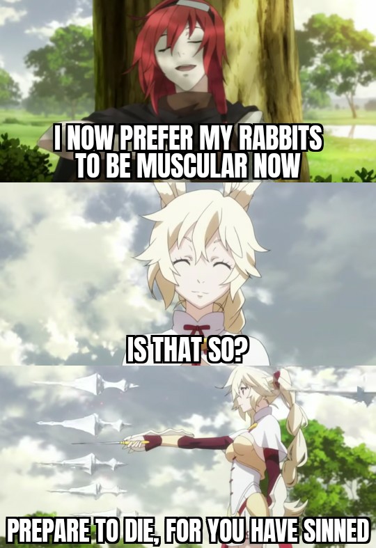 Rokka no yuusha NEW debate on rabbit girls MemeFluff