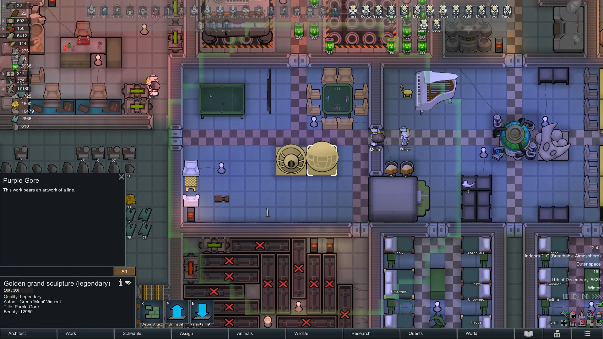 finally got the luck and the resources for a golden grand sculpture