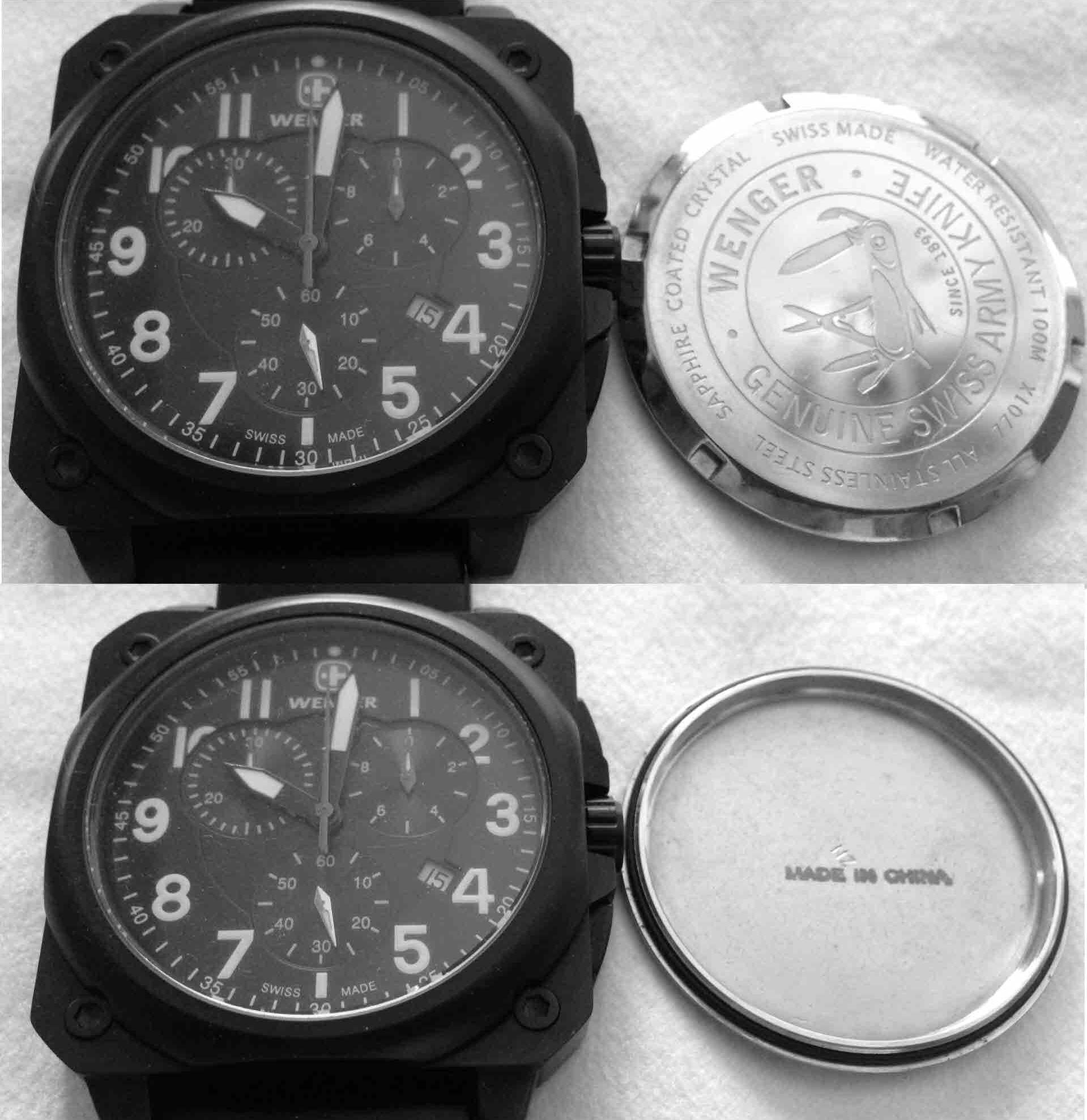 Changing the battery in my "Swiss" watch for the first time r