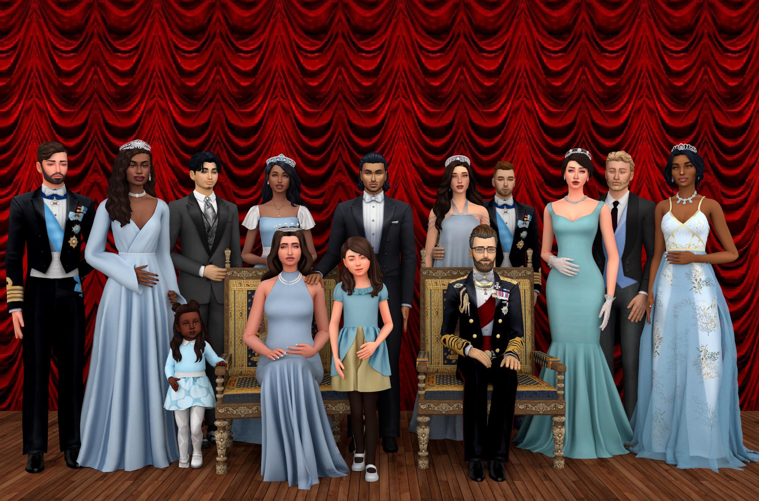 My family portrait for my current save! r/Sims4