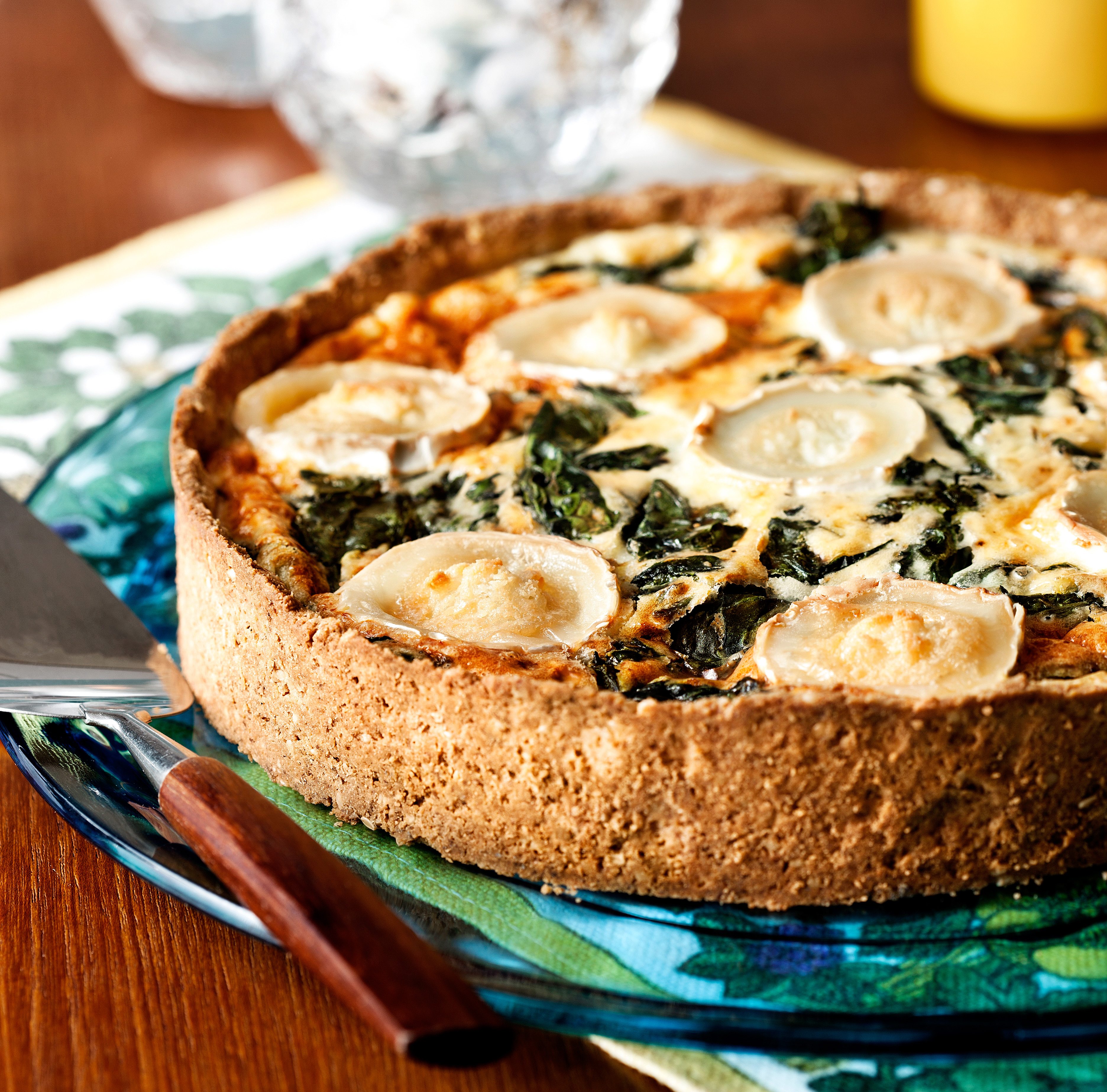 Keto Spinach And Goat Cheese Pie vegetarianketo