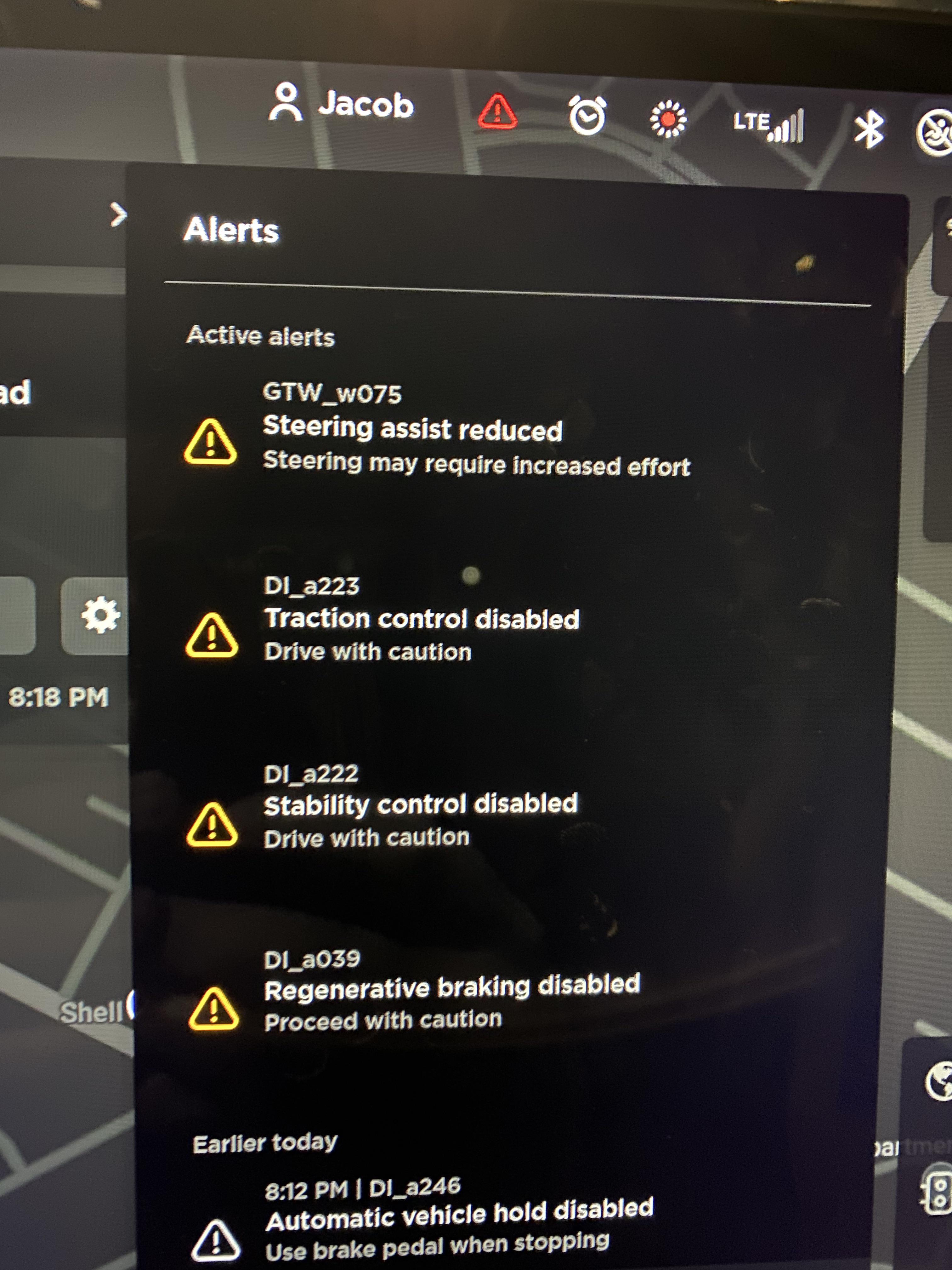 2nd time getting this. Car can drive but no power steering, no regen, no AP r/teslamotors