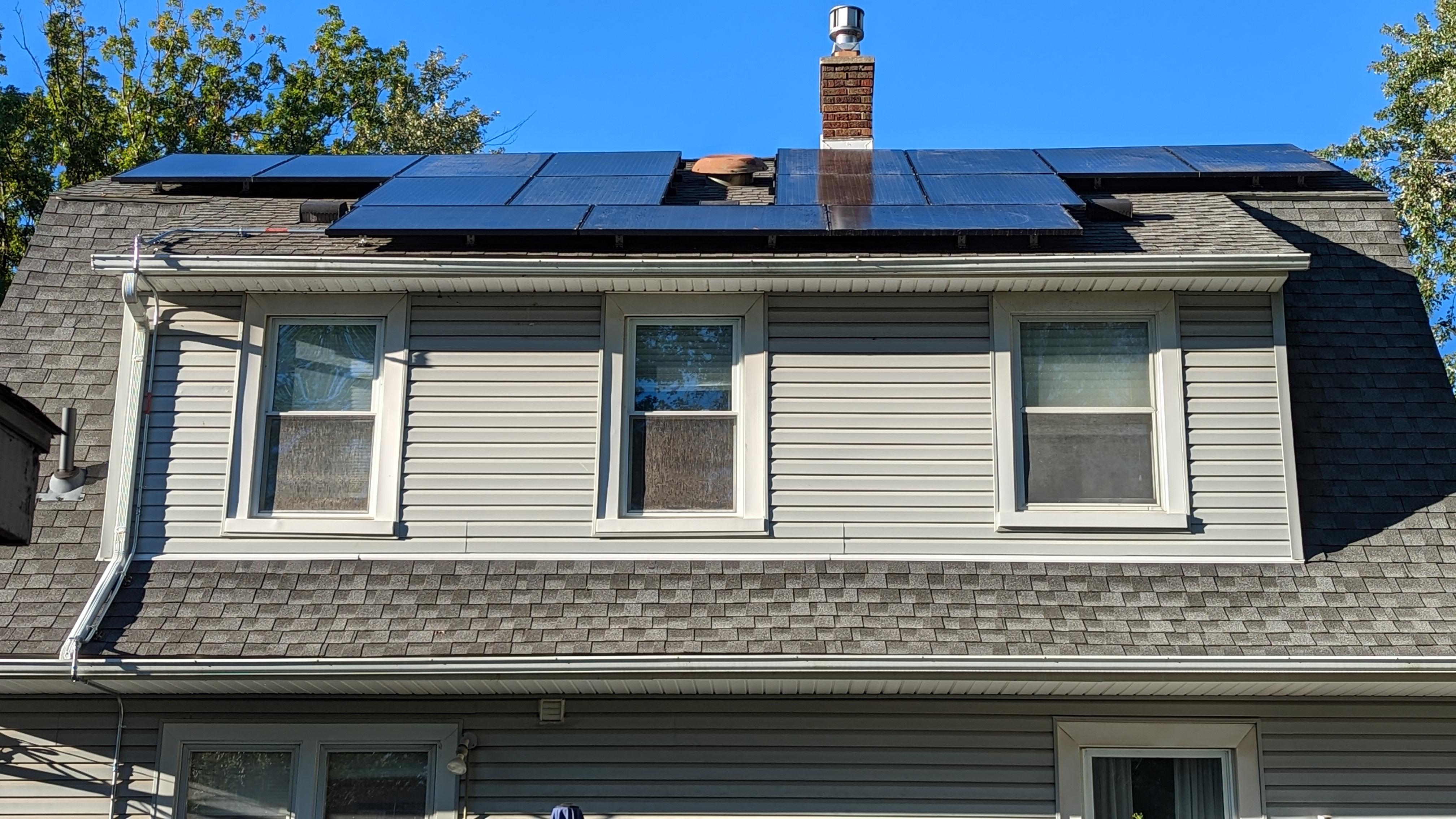 the installer talked about running the conduit along the side of the