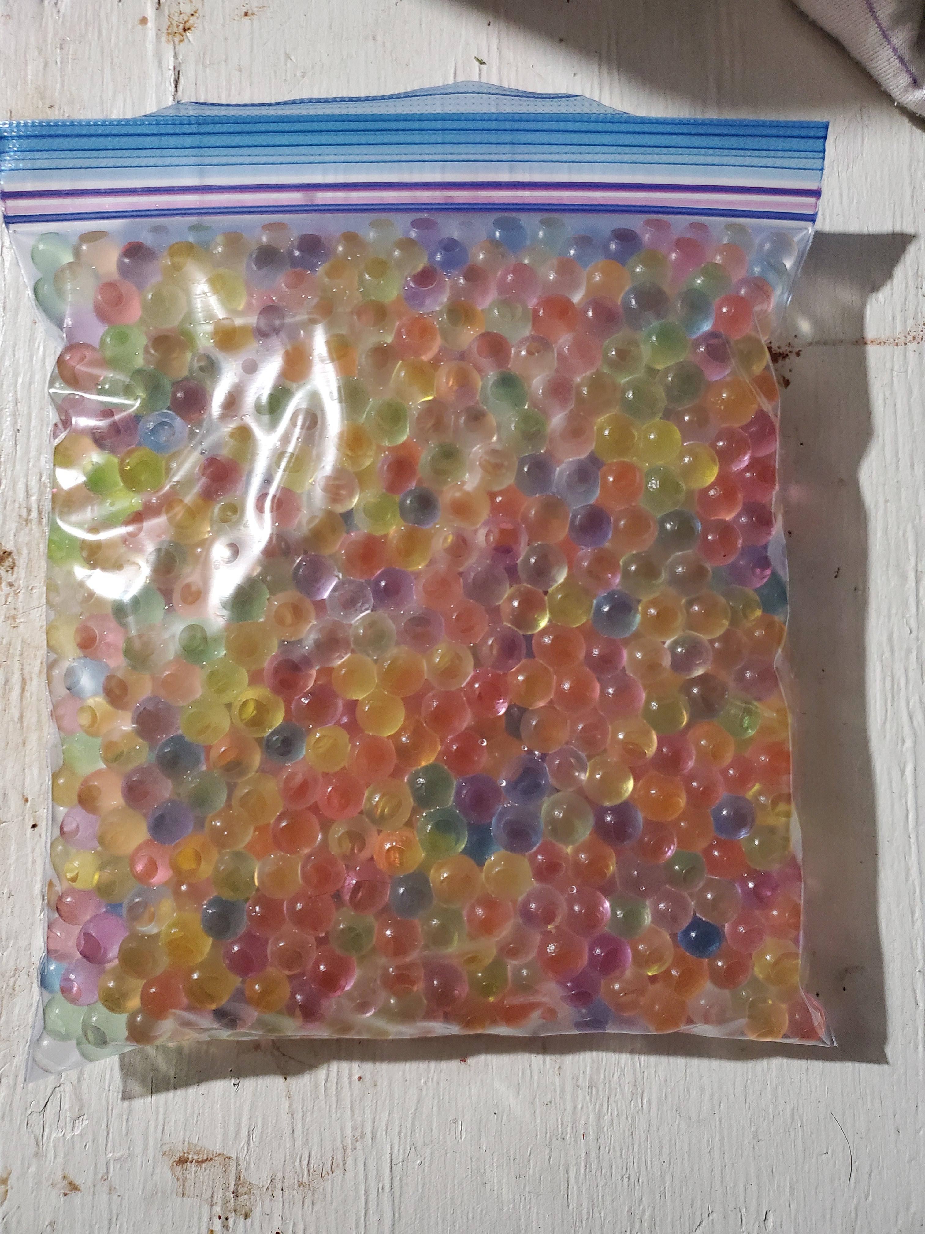 Water beads make fun colorful ice packs r/pics
