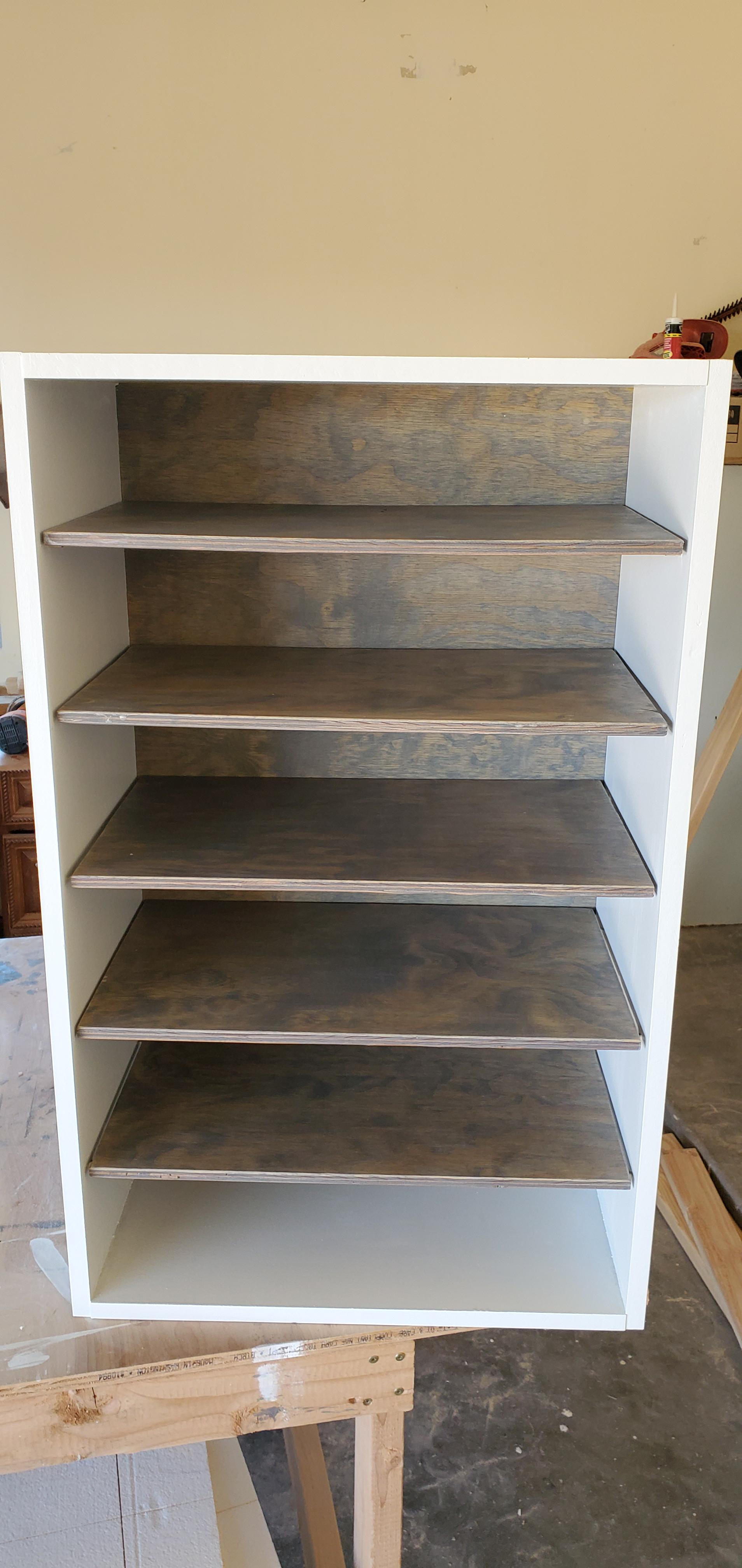 Made this organizer for my pops out of some left over wood i had r/maker