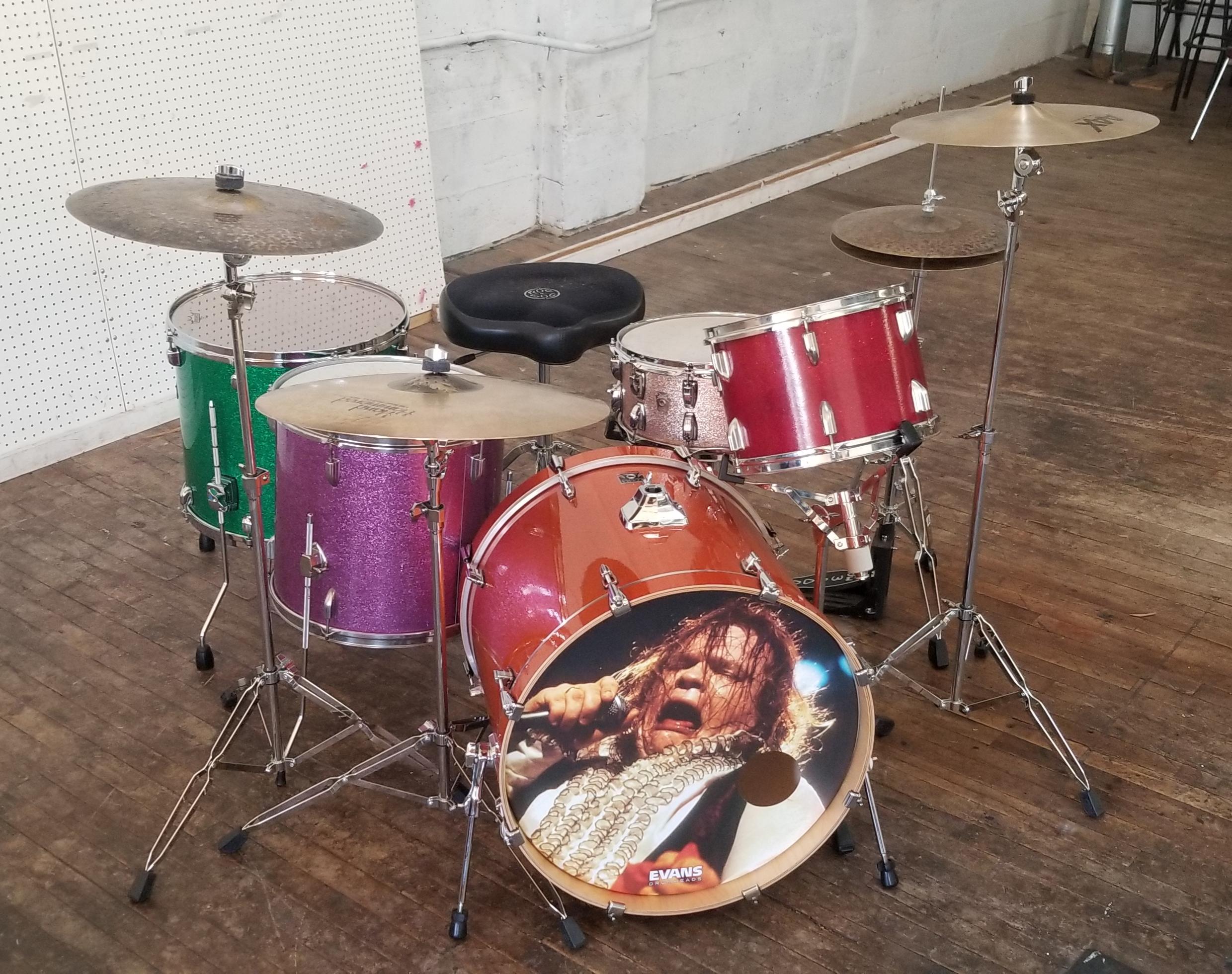 Meat Loaf and jelly bean kit r/drums