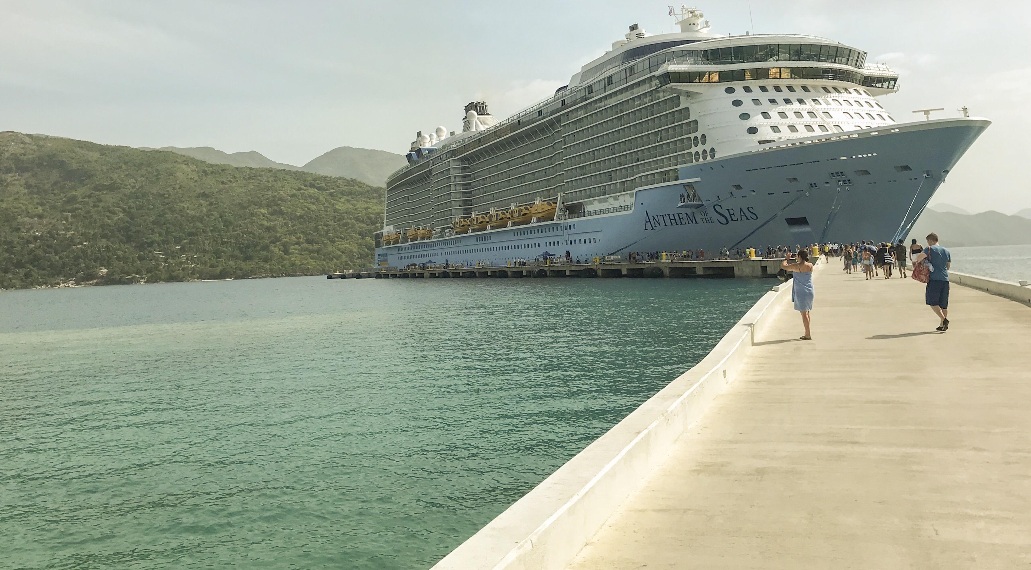 The Anthem of the Seas in Labadee, Haiti Cruise