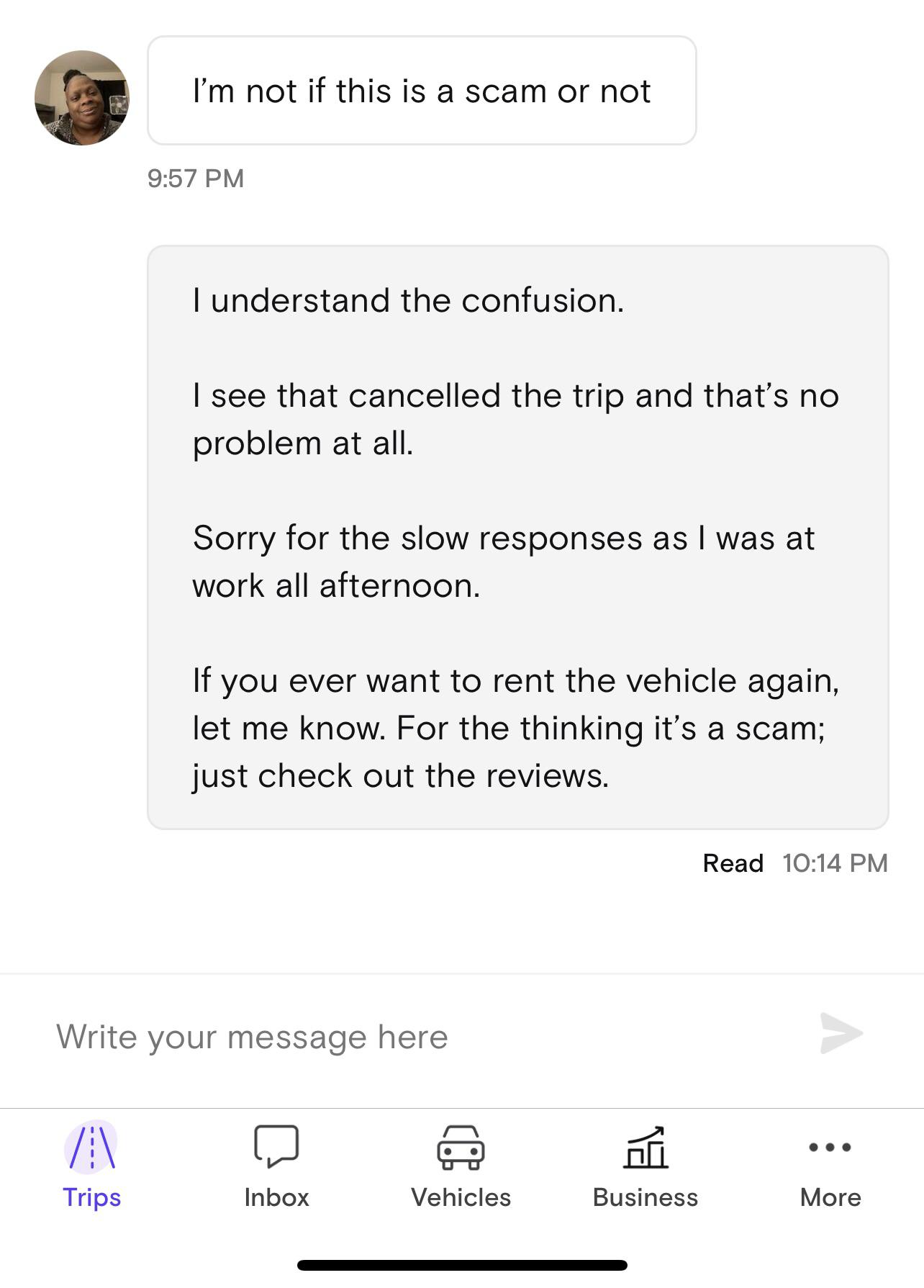 Can’t make this stuff up 🤦‍♂️😂🤷Cx cancelled night before trip thinking
