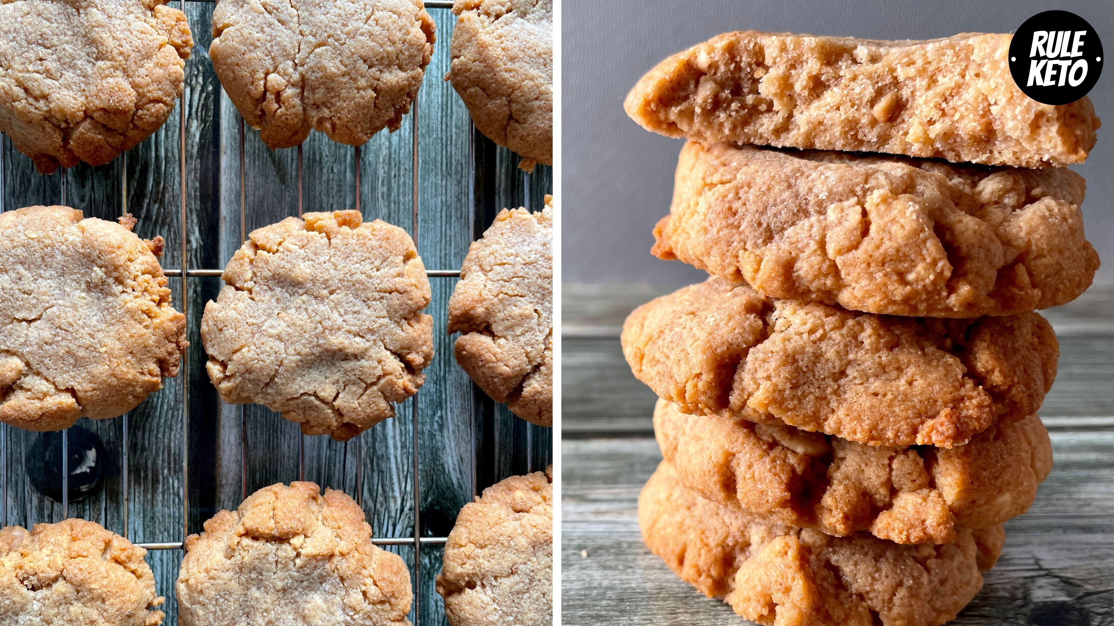 Keto Coconut Flour Peanut Butter Cookies r/KetoMeals