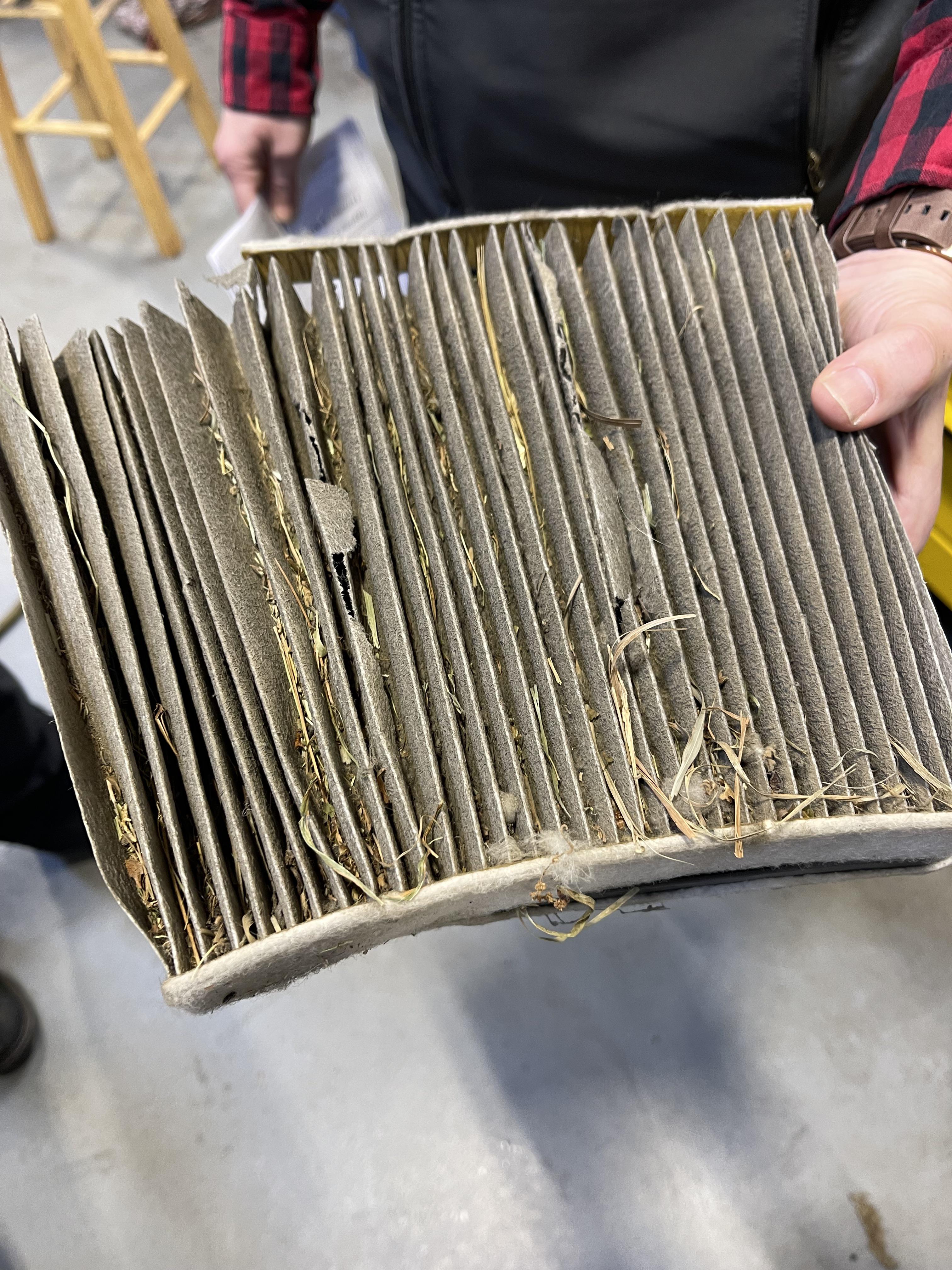 Customer declined cabin air filter 😭 I can not make this shit up r