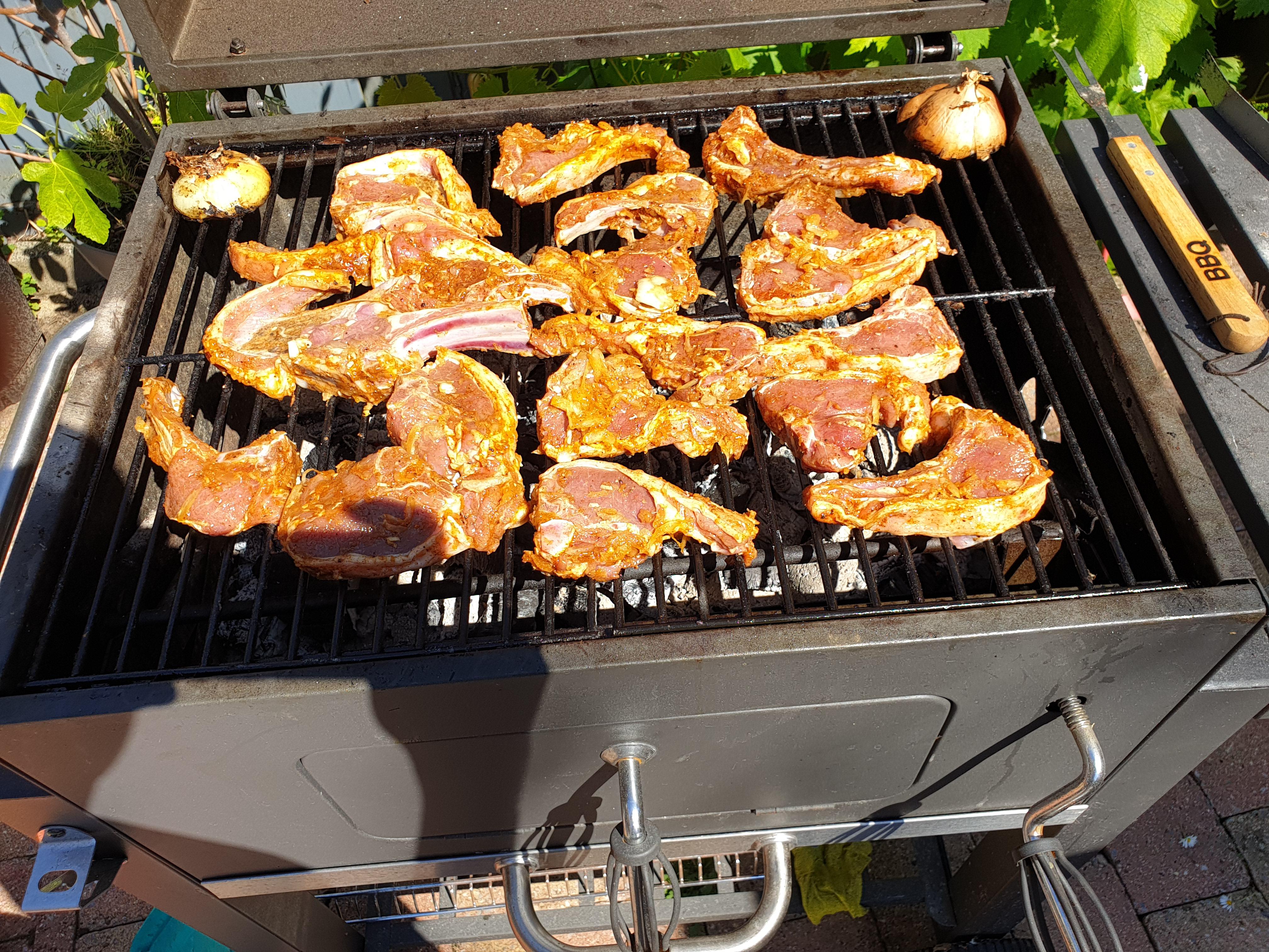 Bbq lamb chops r/pics