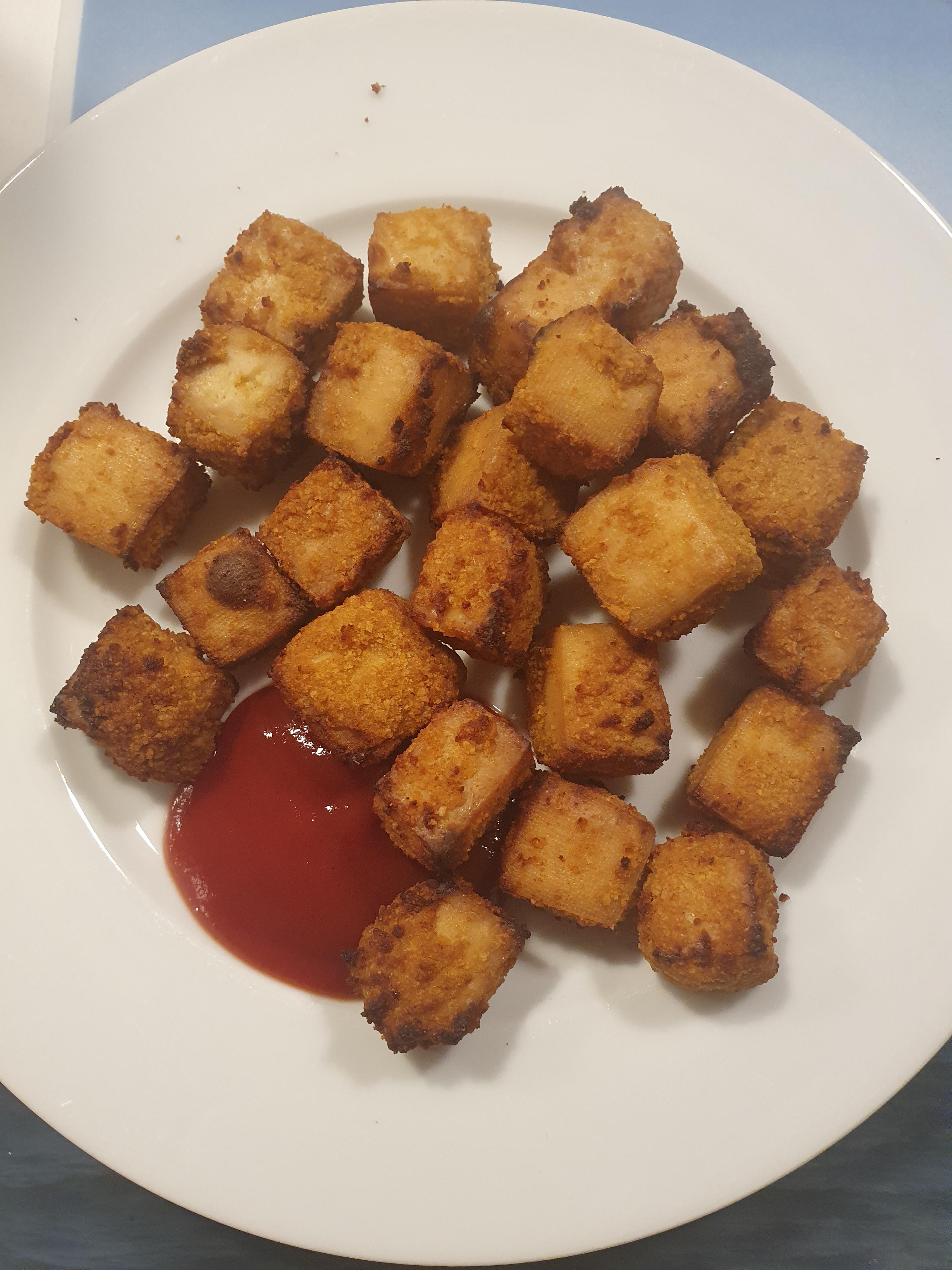 threw some tofu in the air fryer and created this exquisite meal r