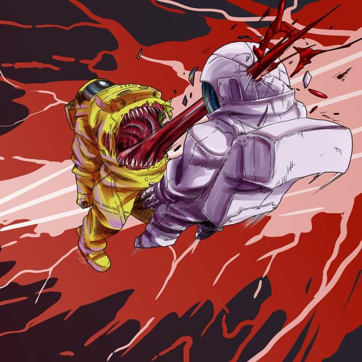 Among Us Black Impostor Fan Art AMONGAUS