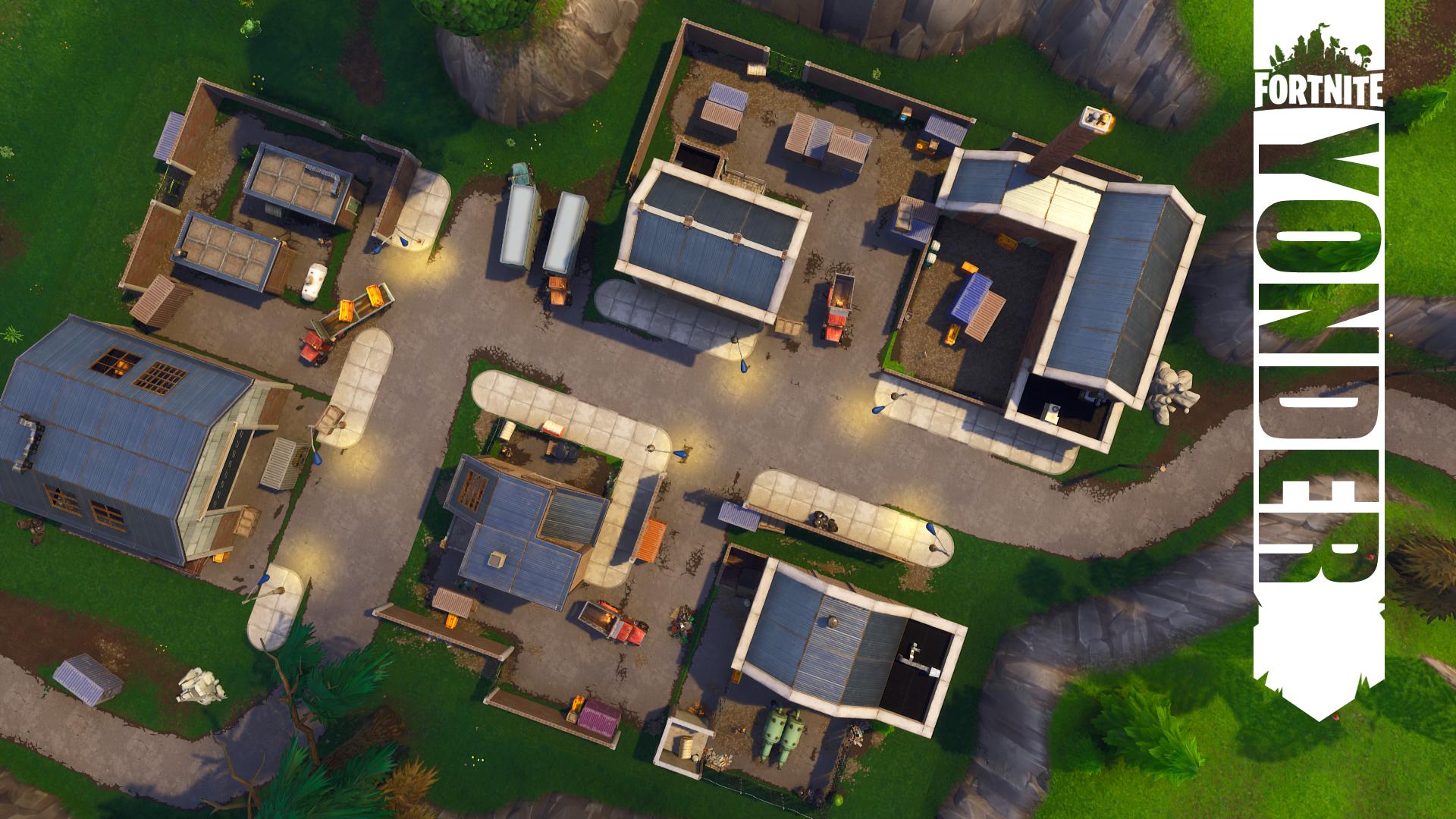 Yonder Yard Aerial (1920x1080) r/FortnitePhotography