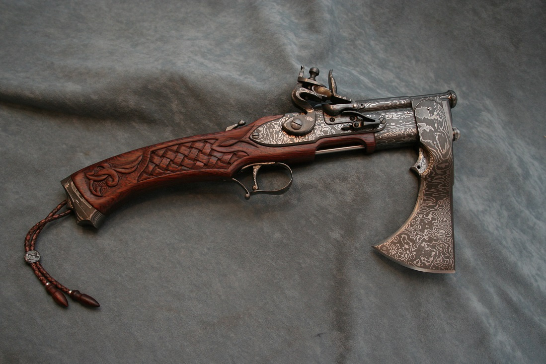 Herr Hatchet (Doubles as ranged and melee weapon, can be thrown at enemies with damage done