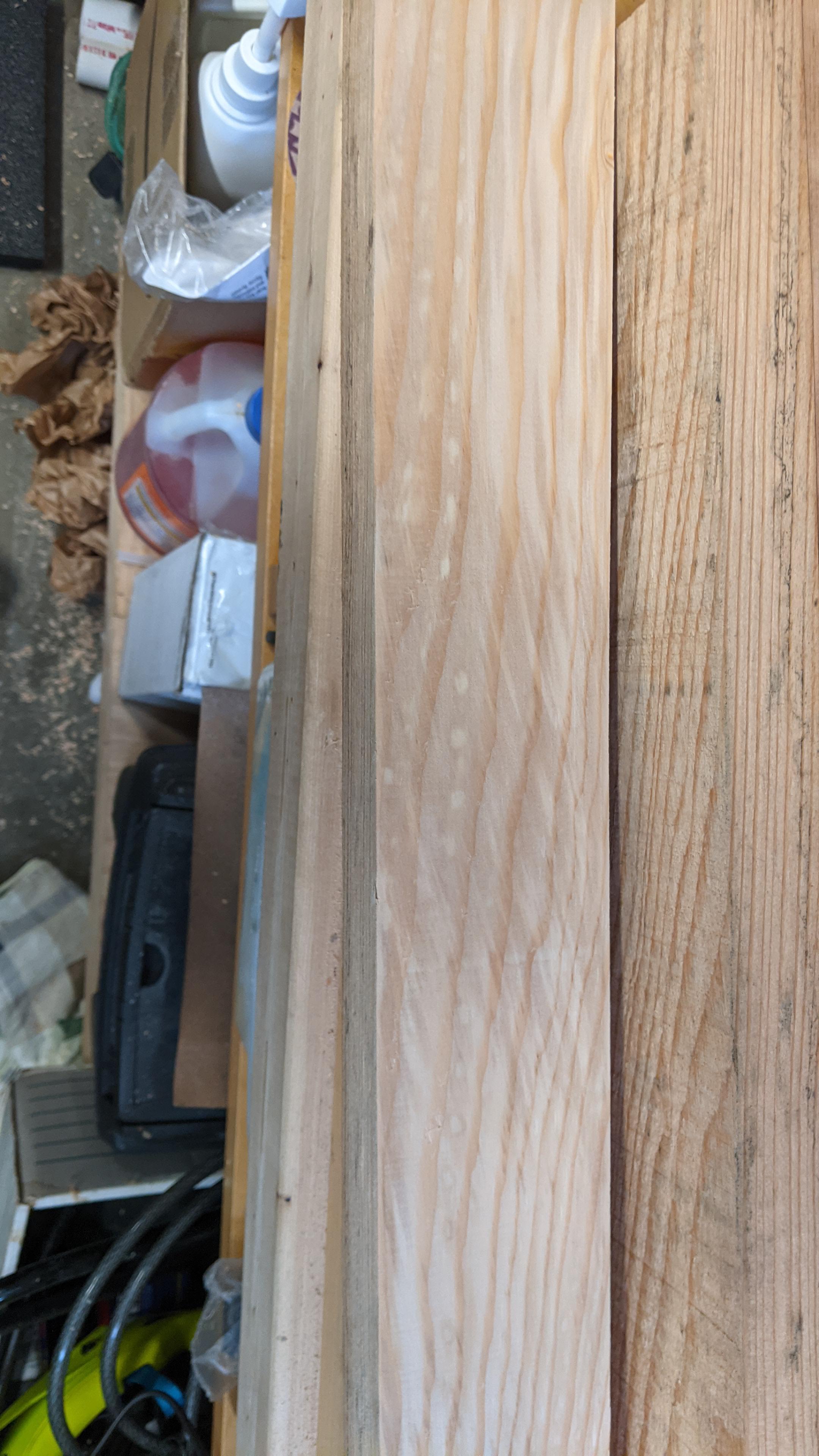 What's up with this wood discoloration? r/woodworking