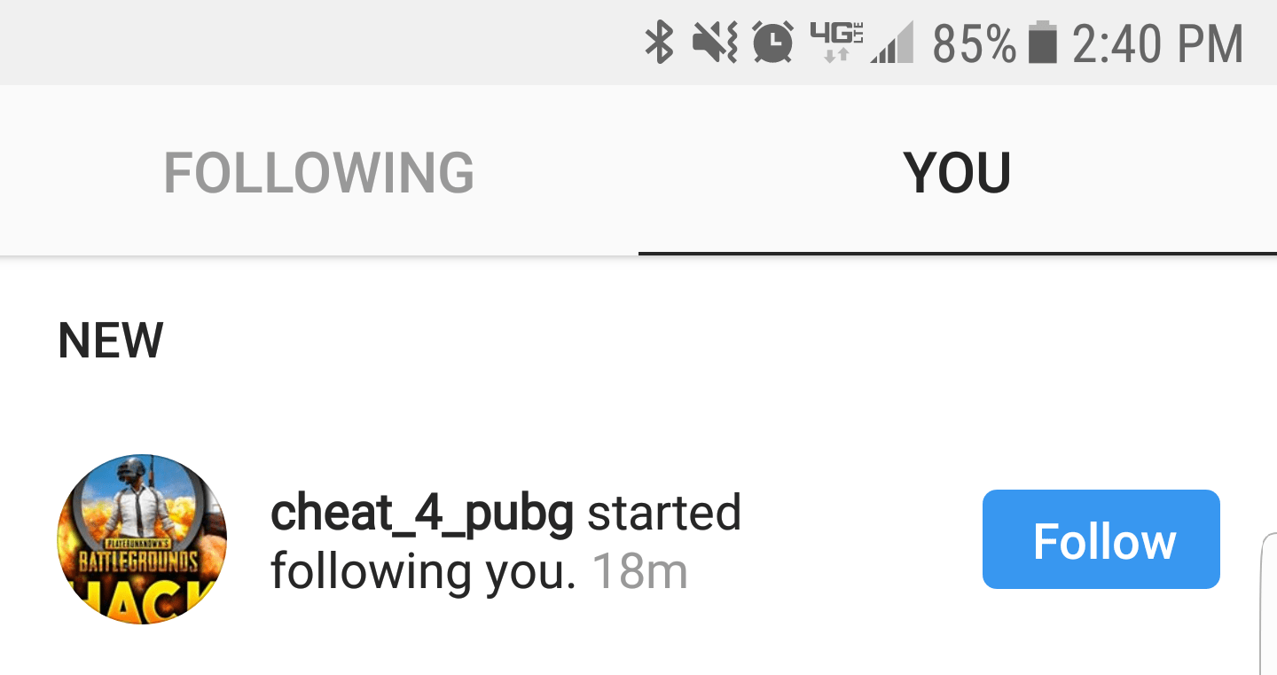 I have 400+ hours of Instagram, 54k followers, and I've never seen a