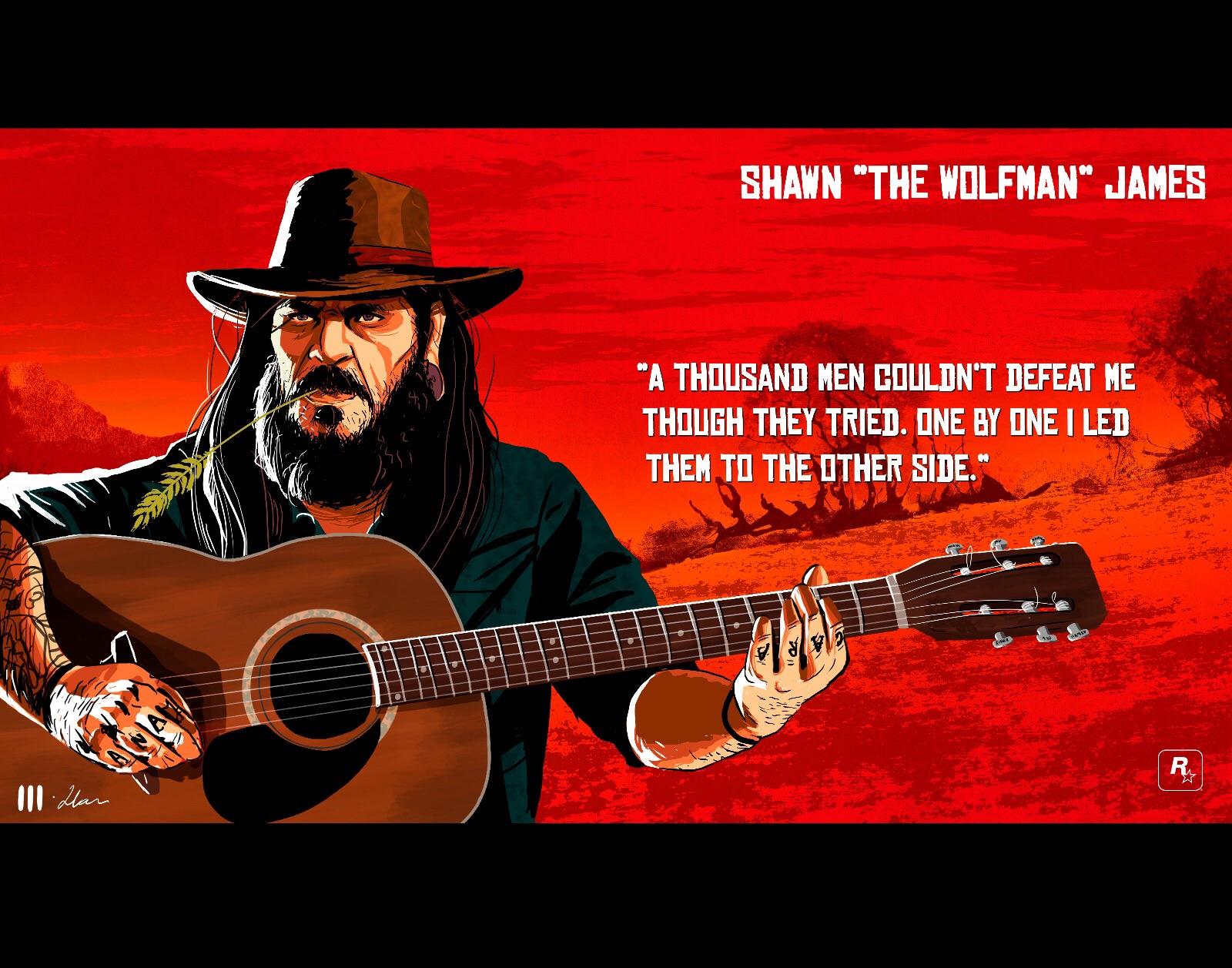 Hey guys! I made a fan piece of Shawn James, if you like it please