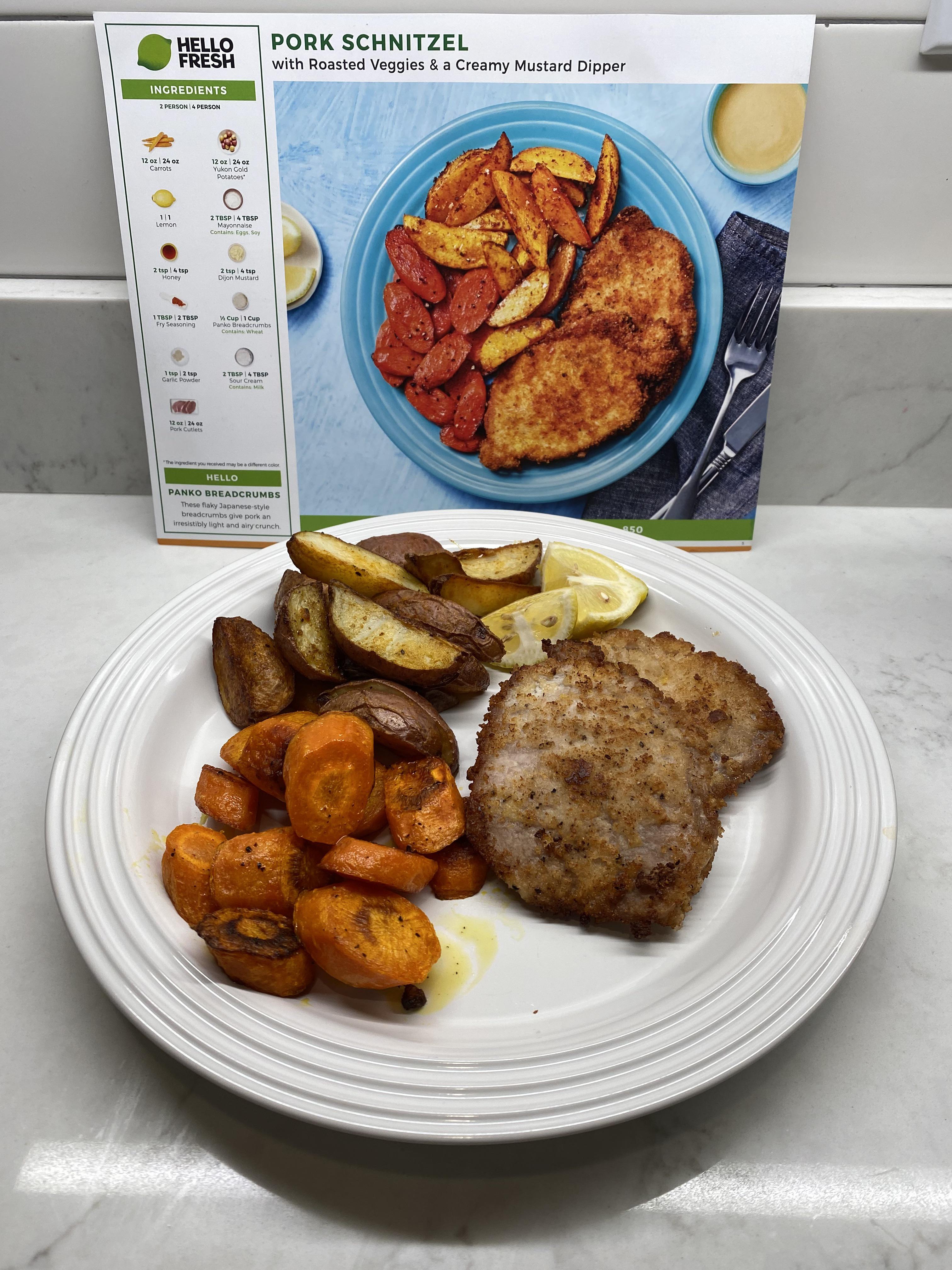 Pork Schnitzel r/hellofresh