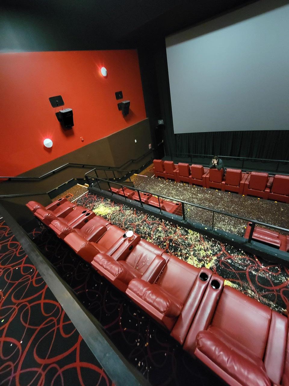 Please have some respect and clean up after yourself at movie theaters