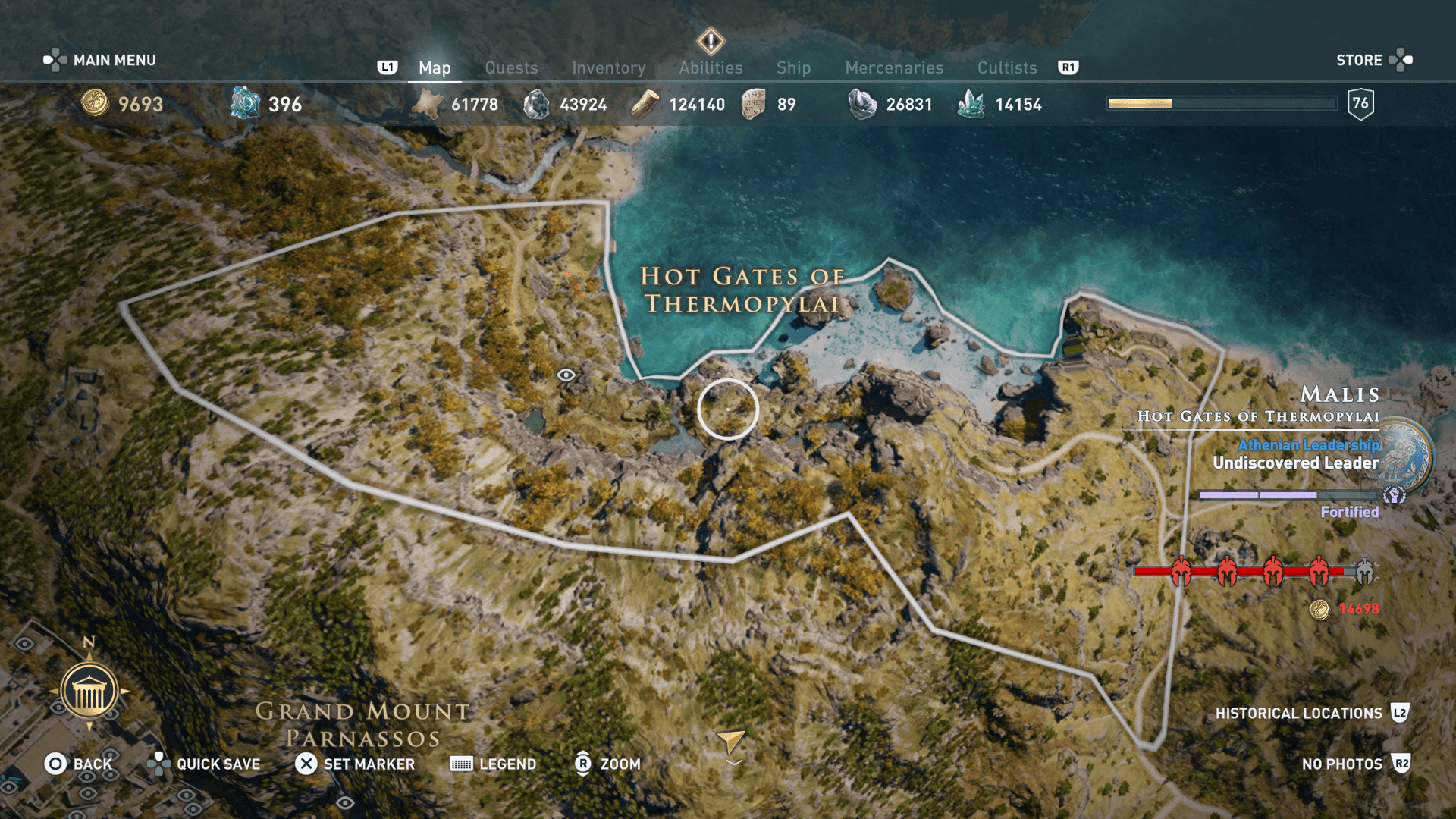 Assassin's Creed Odyssey Historical Locations Maps [In Progress