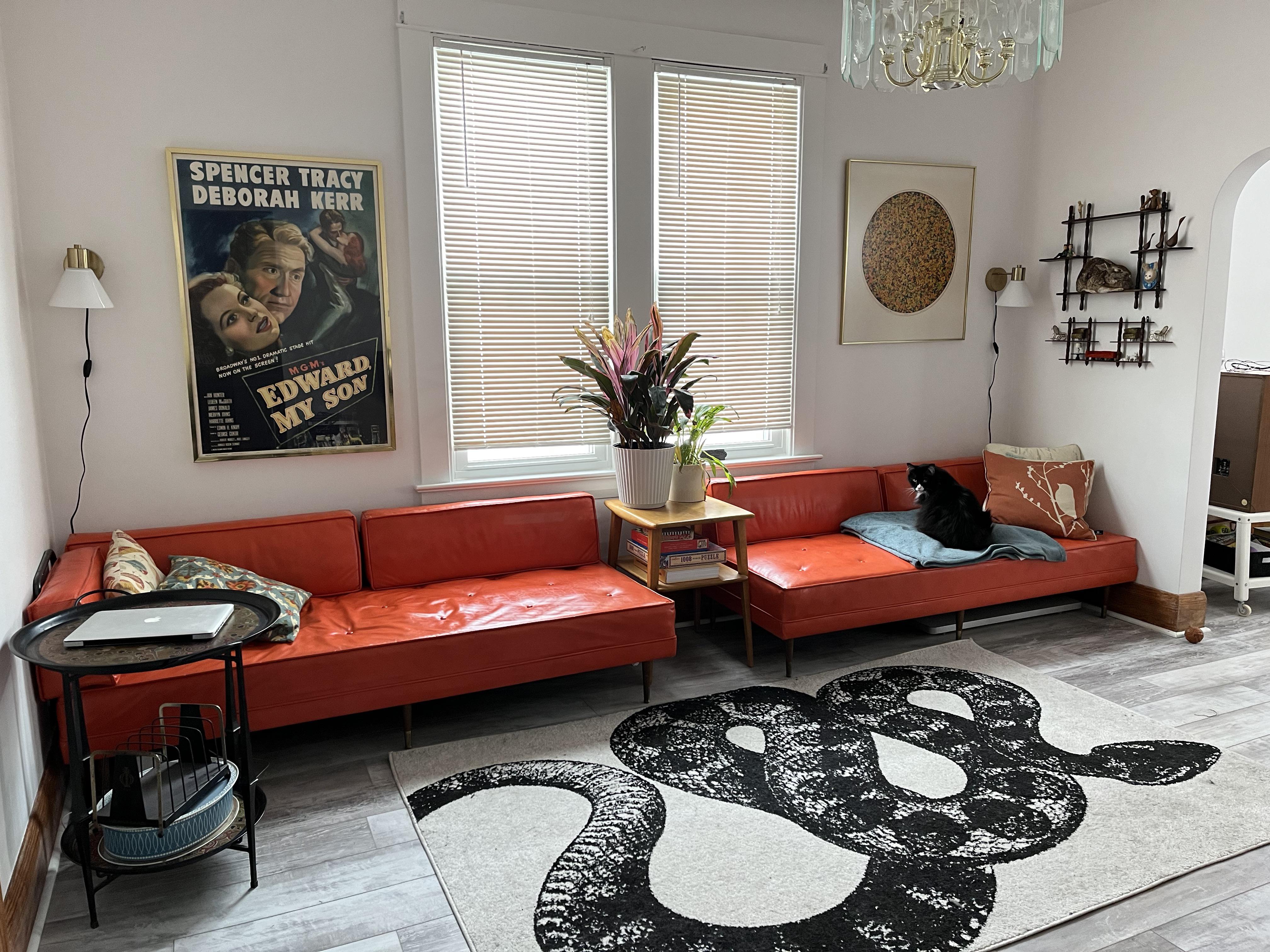 I converted my dining room into an office/lounge and I’m feeling pretty