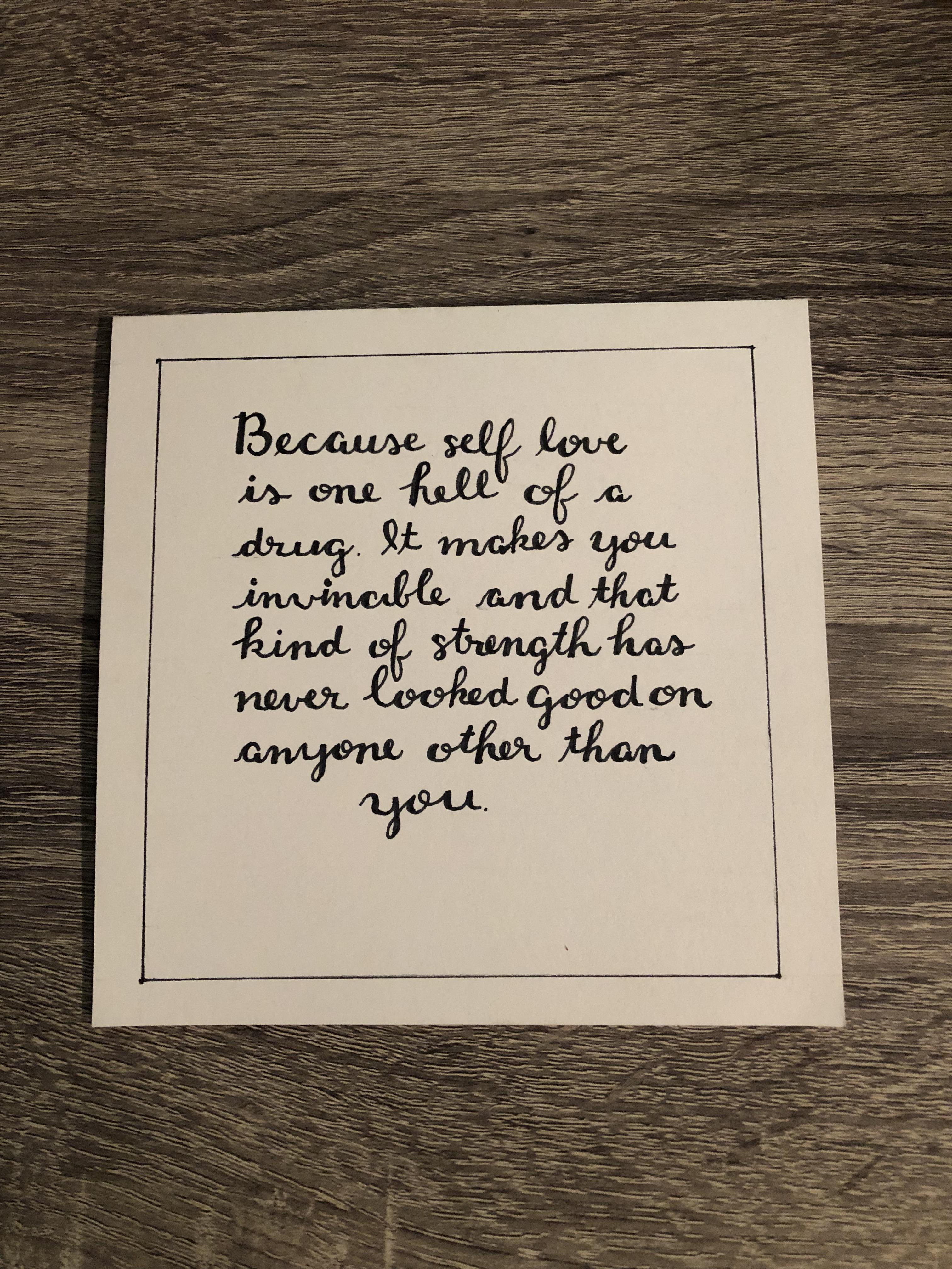 One of my favorite quotes by R.M. Drake r/PenmanshipPorn