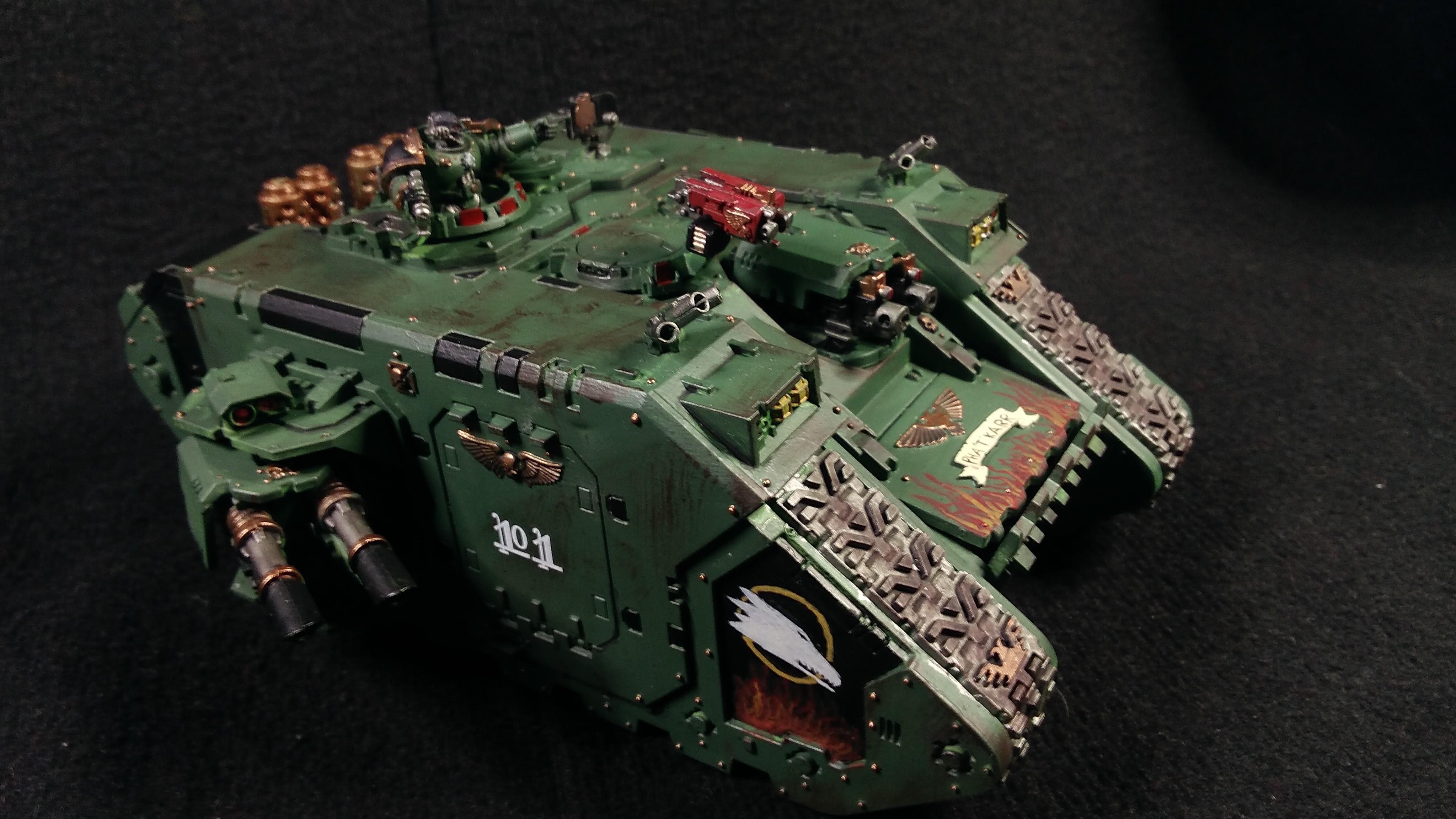 Salamander land raider, his name's pha't'karr r/Warhammer