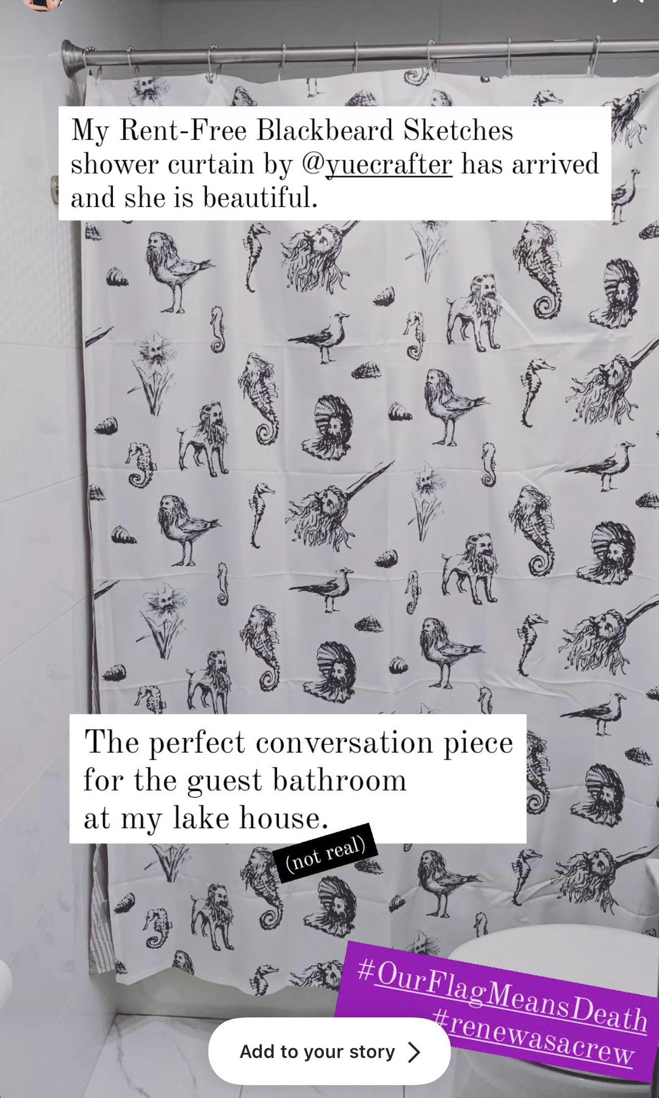 A lovely crewmate who bought one of my Blackbeard Sketches print items