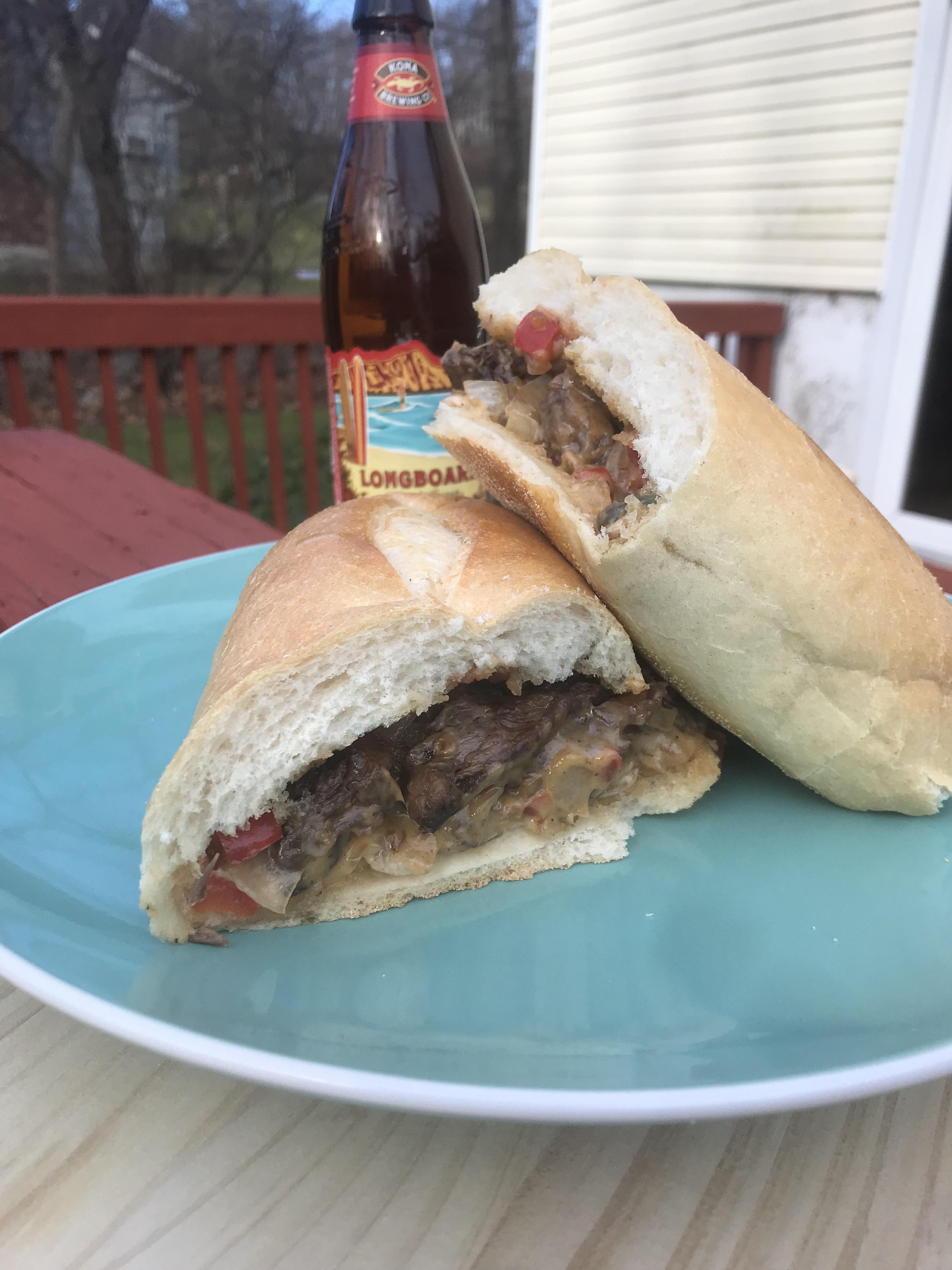 [Homemade] Philly Cheesesteak r/food