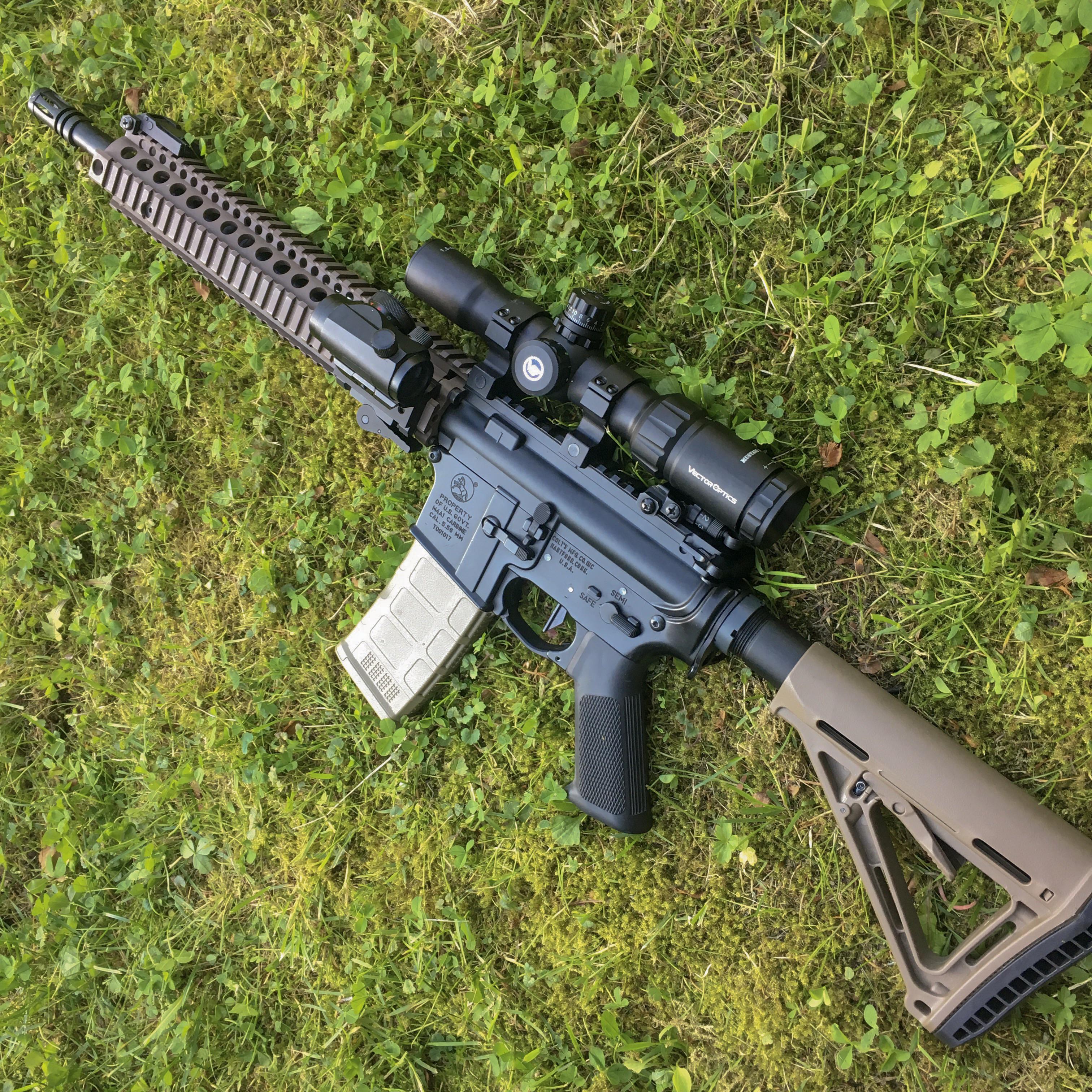 Just finished my recce rifle. Build completely from ground up to be