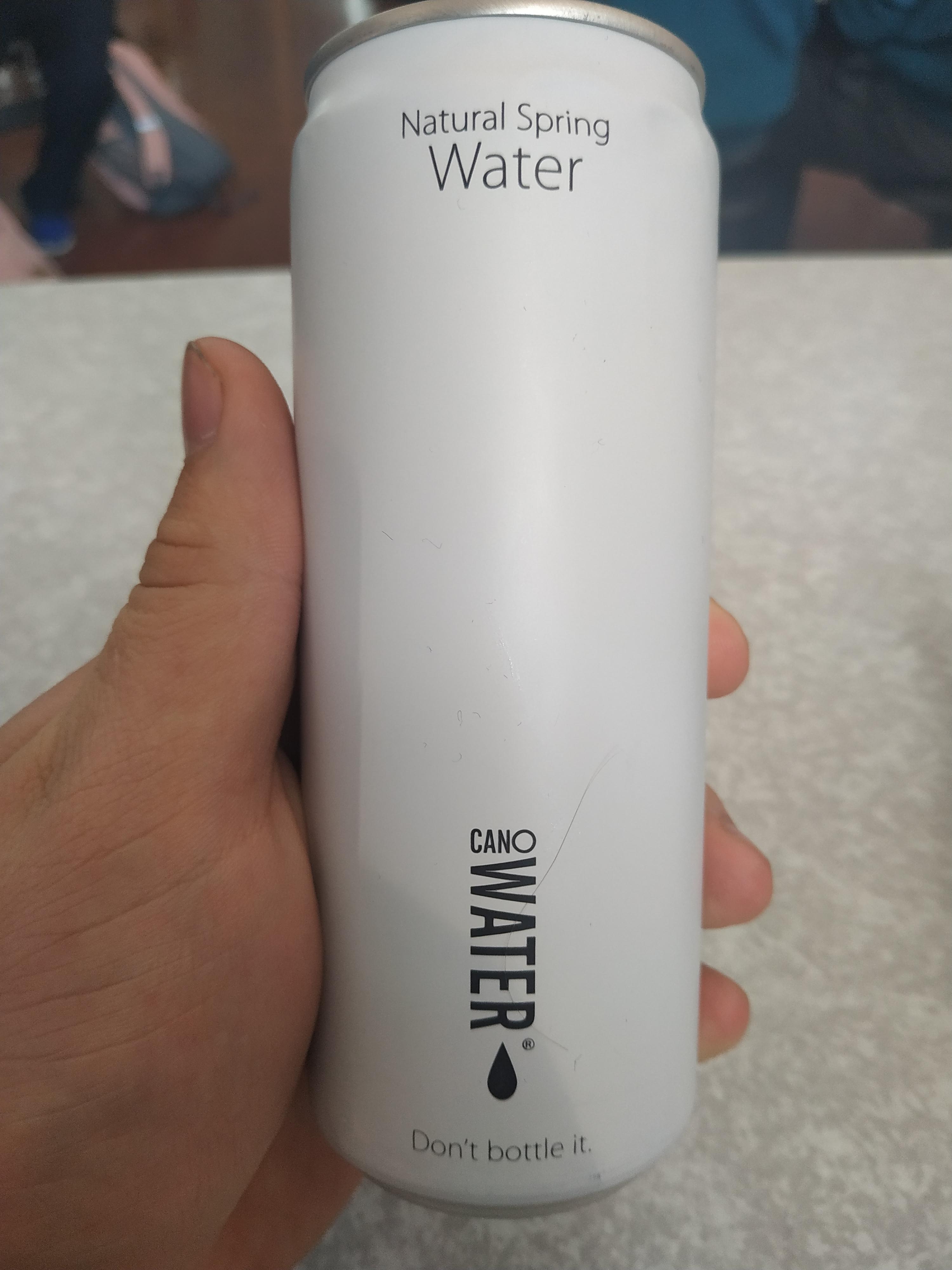 Our school banned plastic bottles and started selling caned water