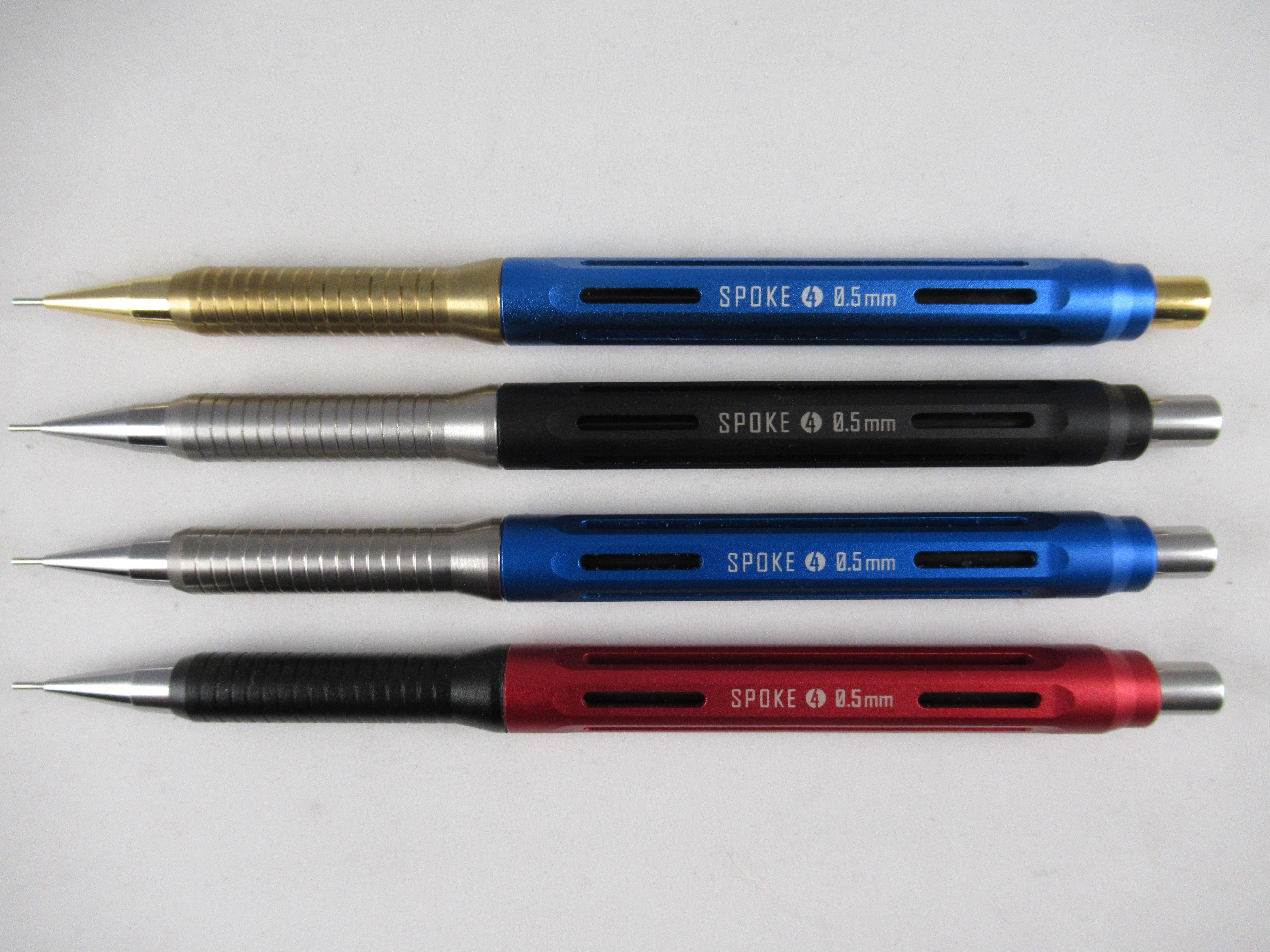 Spoke 4 Pencil Grips r/mechanicalpencils