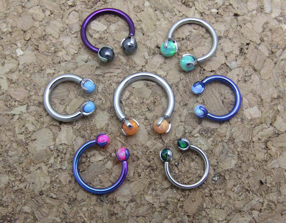 Circular barbells for nipples r/piercing