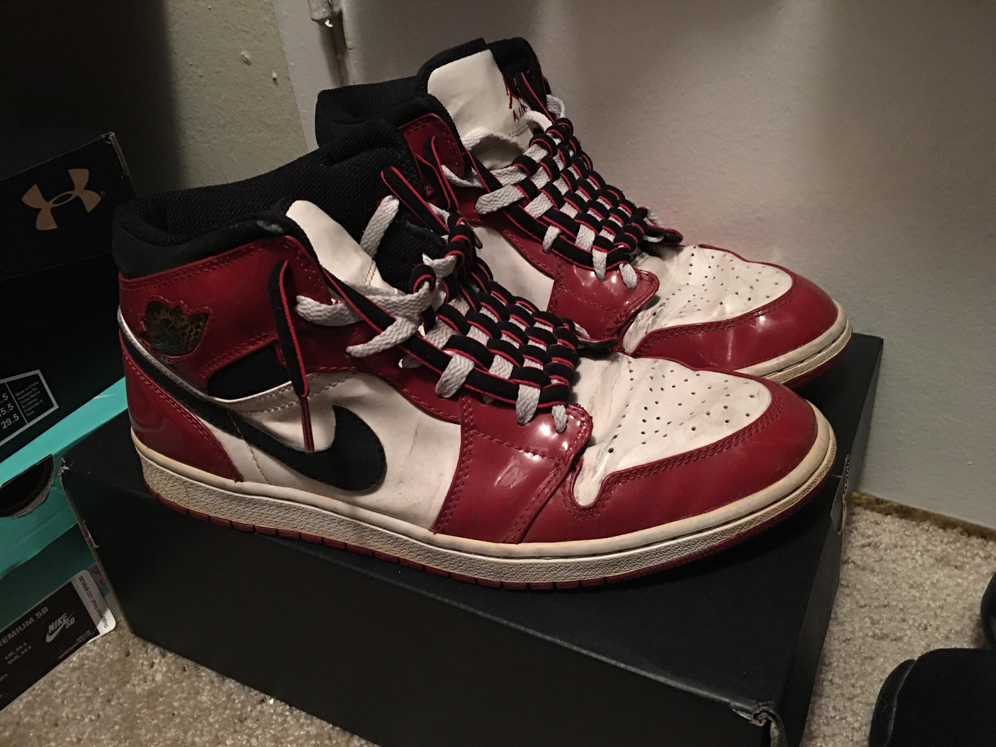 Literally wore these shoes down to the sole...first pair of J’s I got