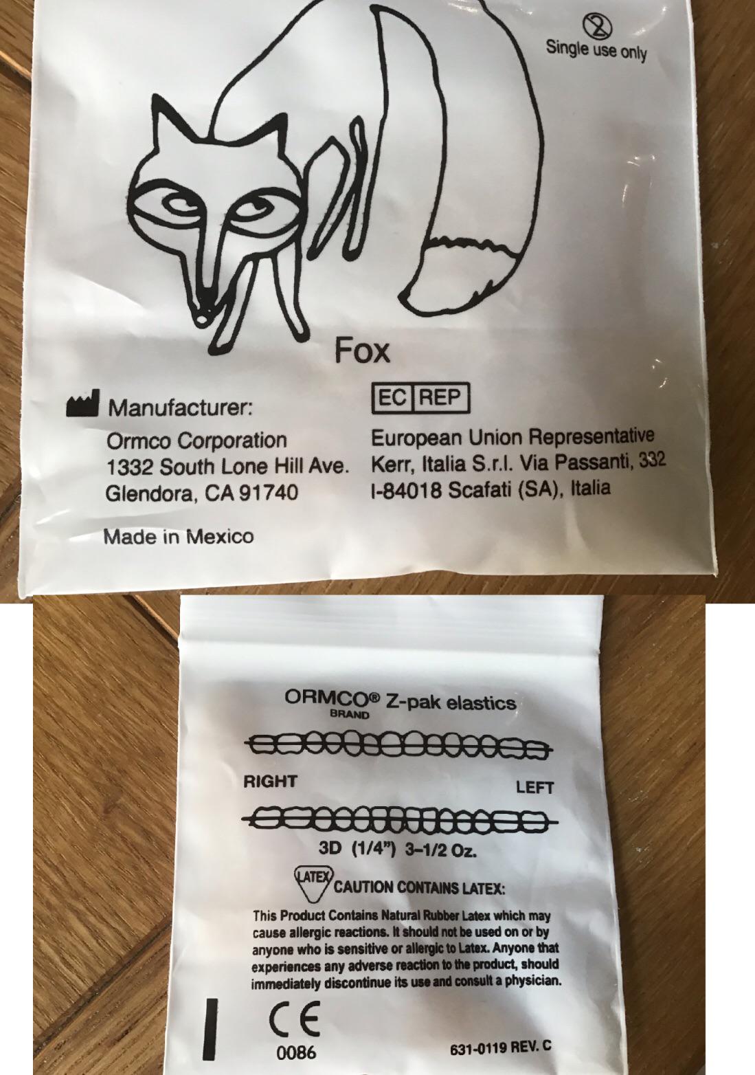 The animal on the front dictates the size and strength of the brace