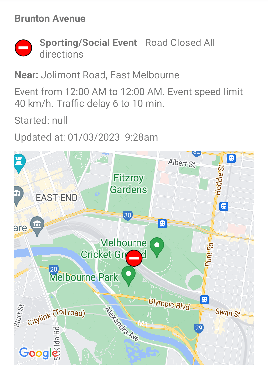 Does anyone know why Brunton Avenue has been closed all week? r/melbourne