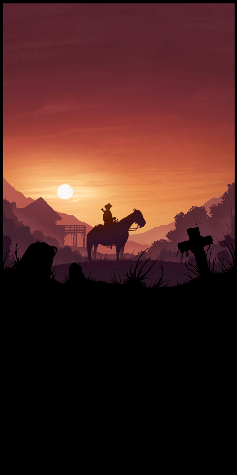 Found this amazing Red Dead phone wallpaper on Google Images! r