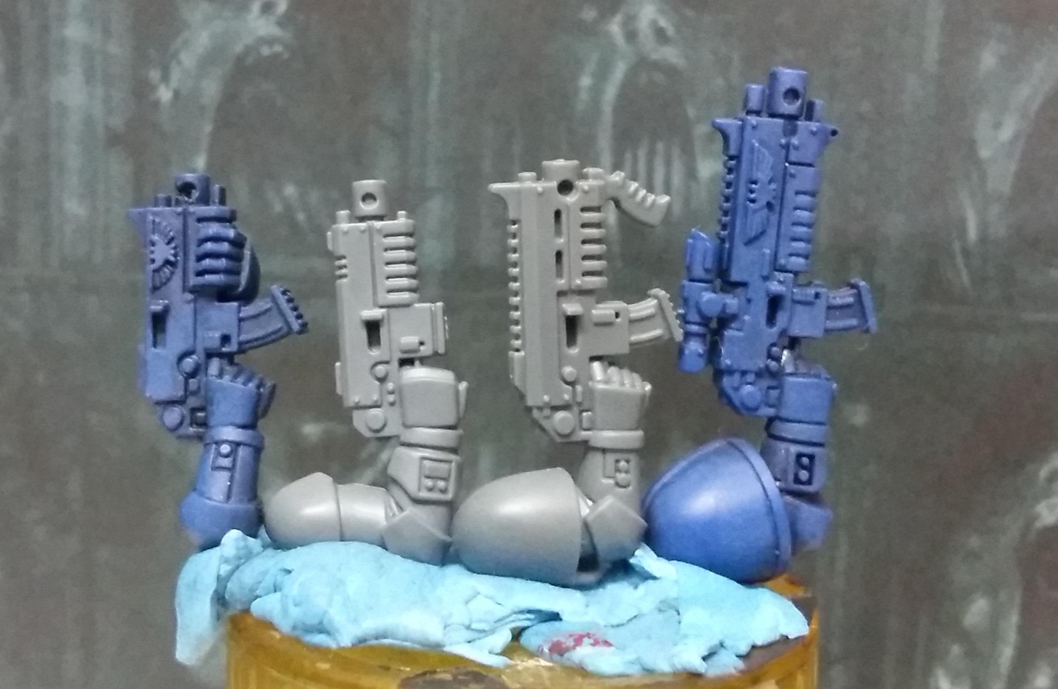 Comparisons of Firstborn Bolter & Primaris Heavy Bolt Pistol, Bolt