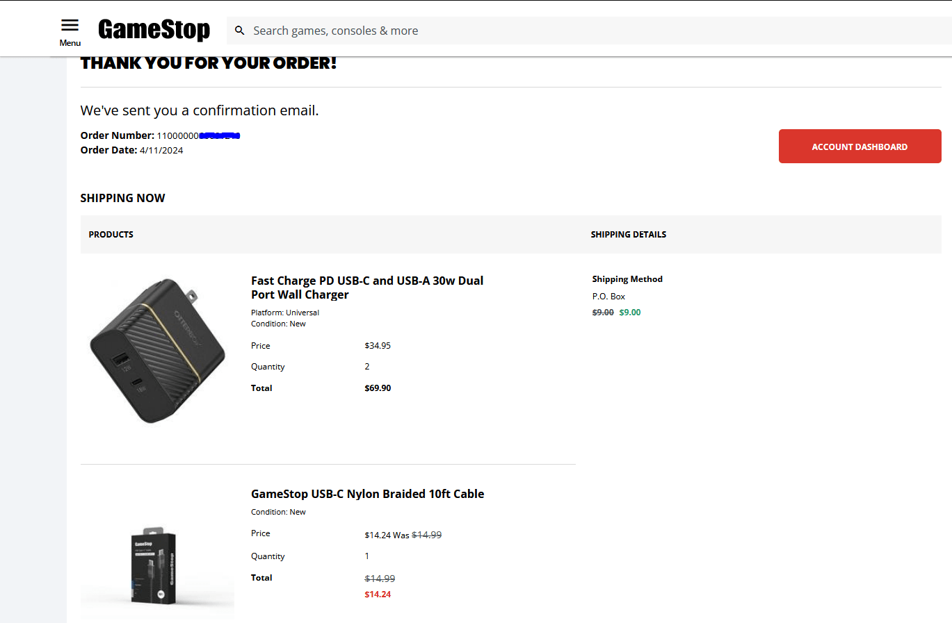 Gamestop has some really awesome cables (USB, HDMI, and r/GME