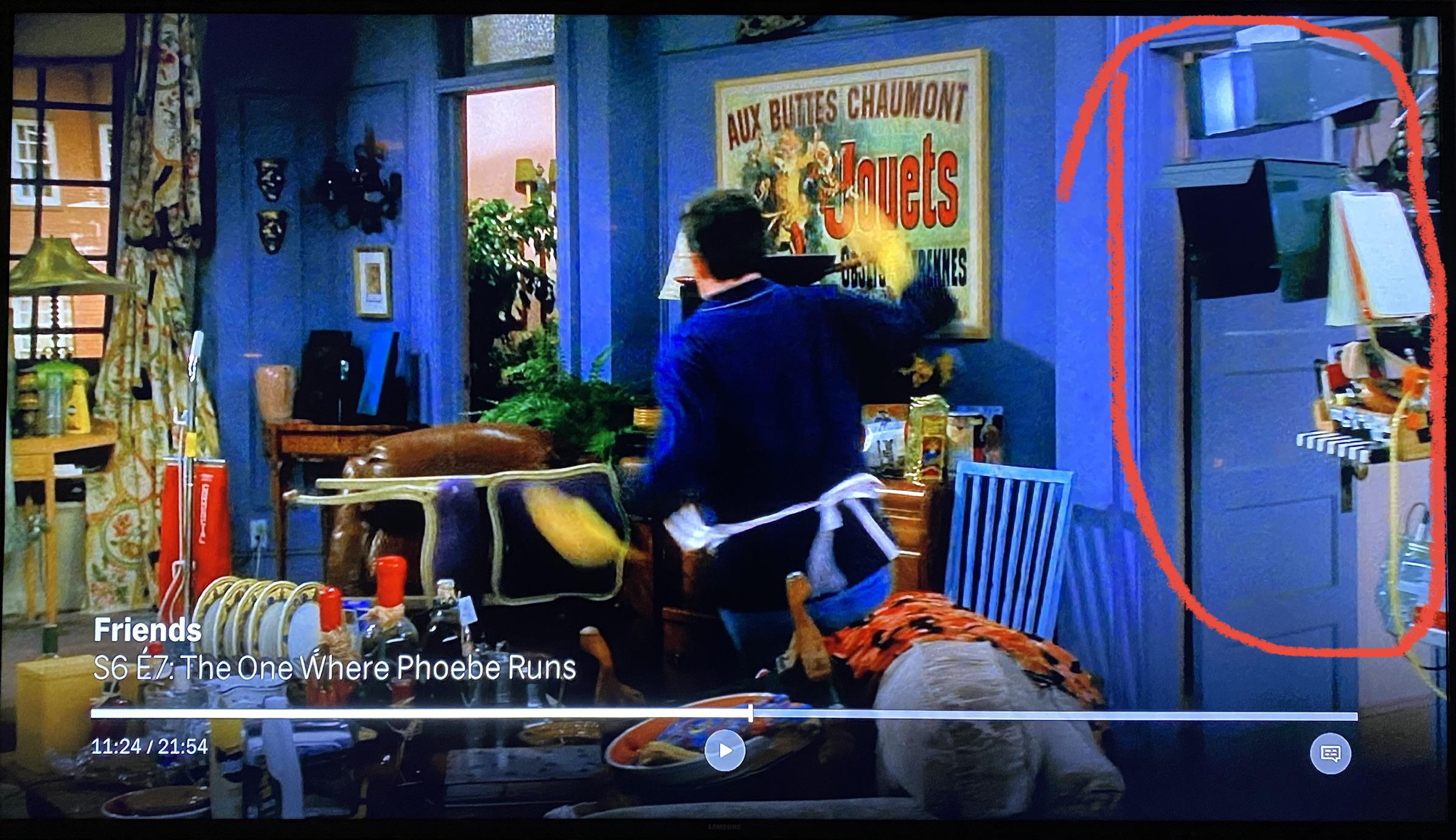 Friends How about a full on visible camera in the shot… r/MovieMistakes